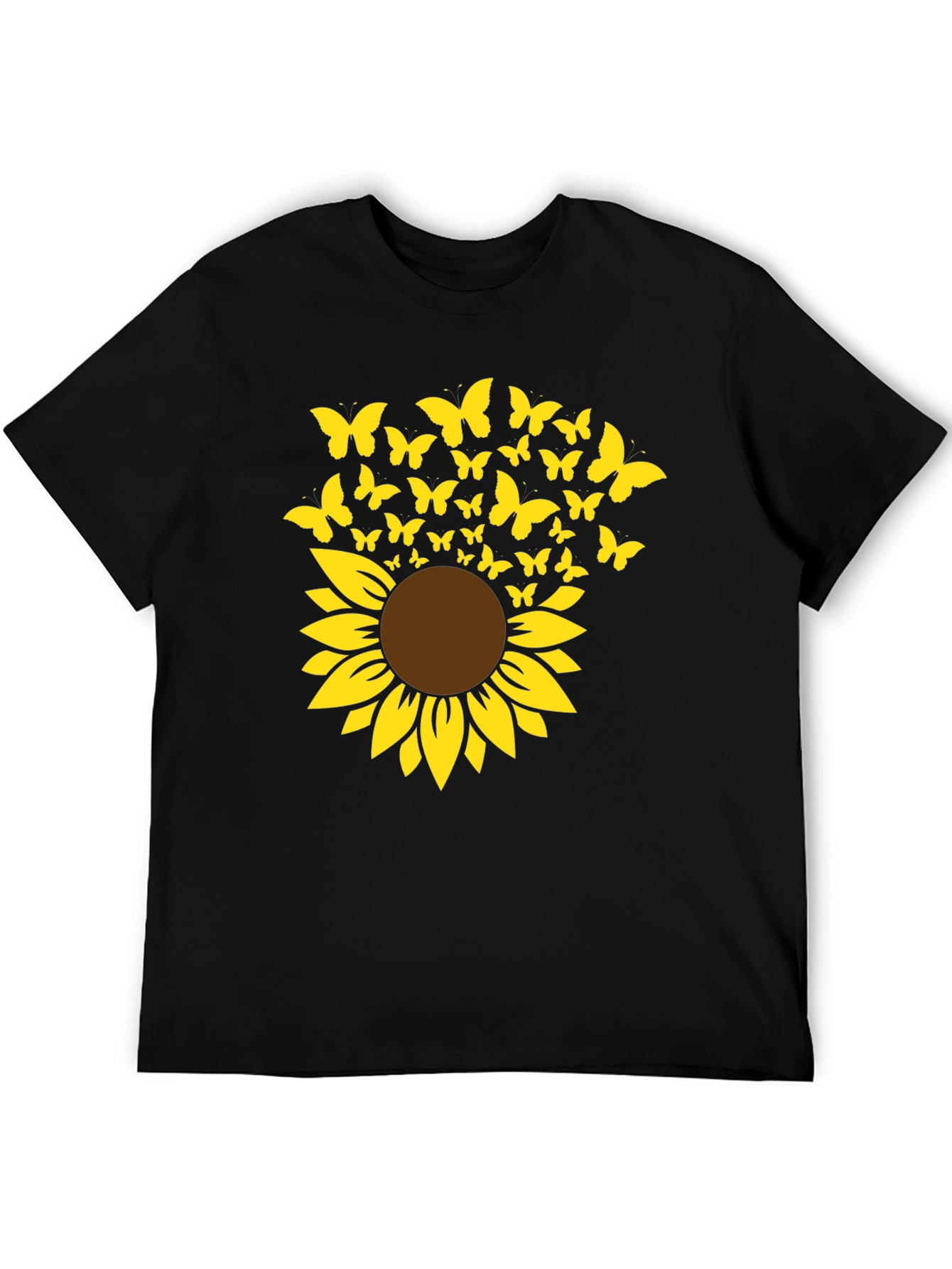 Sunflower Butterfly Graphic Tee