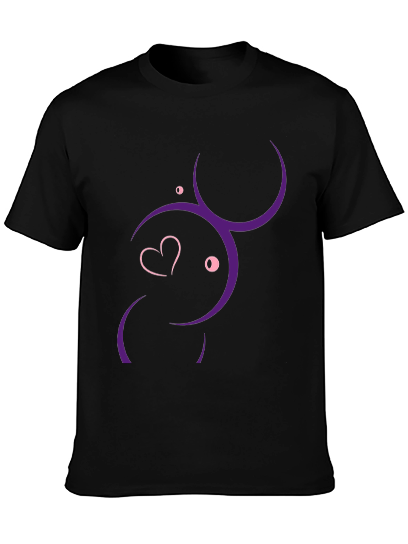 Abstract Stethoscope Heartbeat Graphic T-Shirt