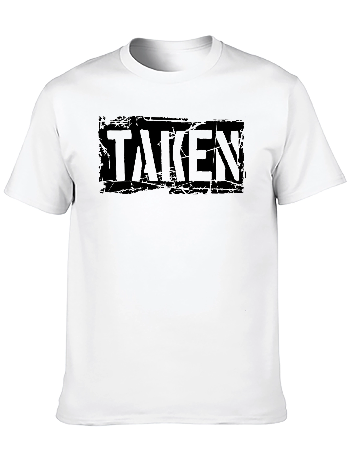 Taken Graphic Print Black T-Shirt