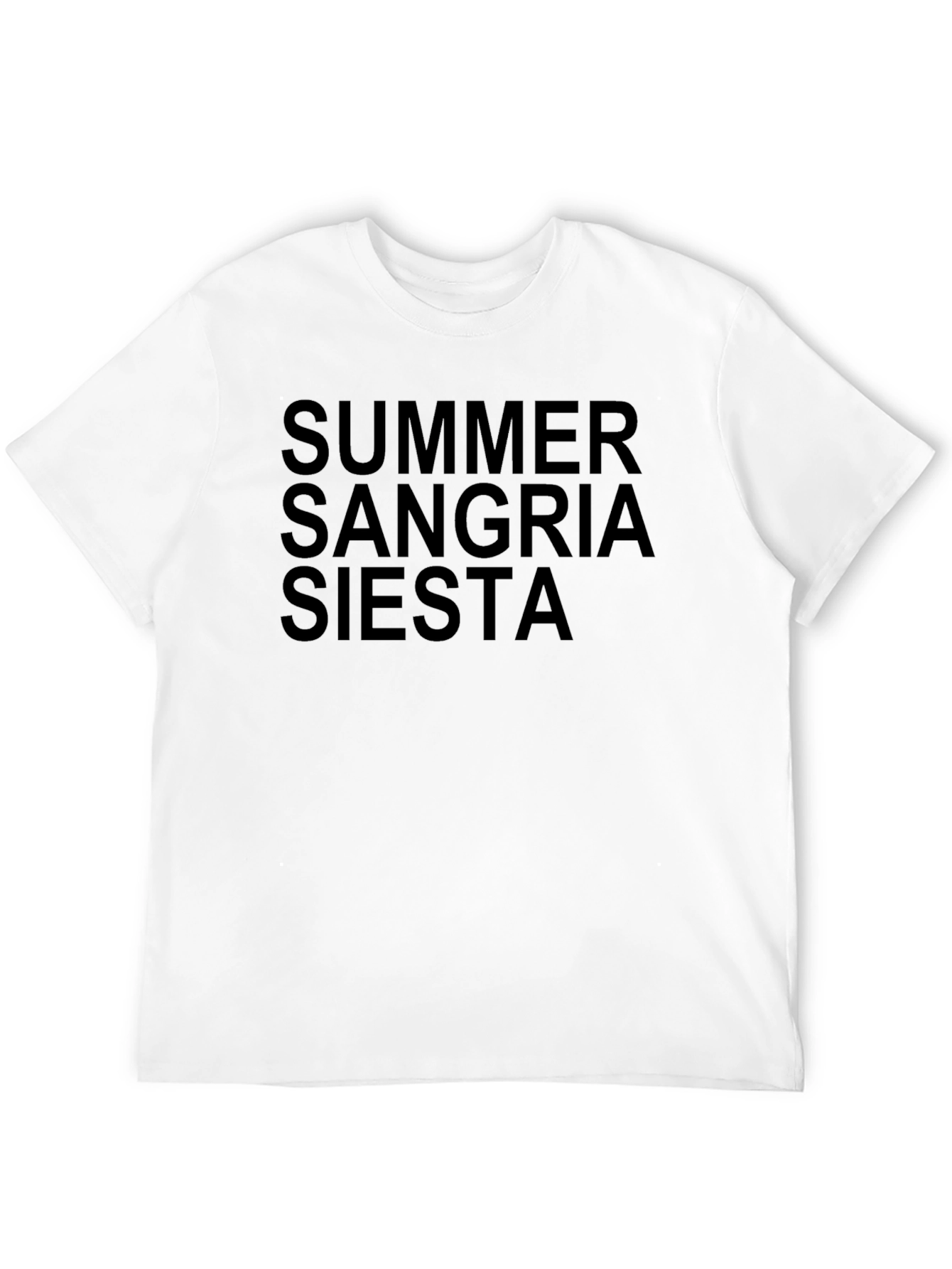 Summer Sangria Siesta Black T-Shirt