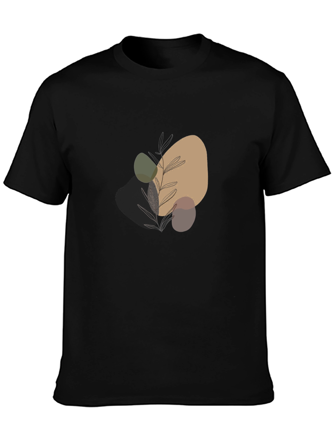 Abstract Art Black T-Shirt