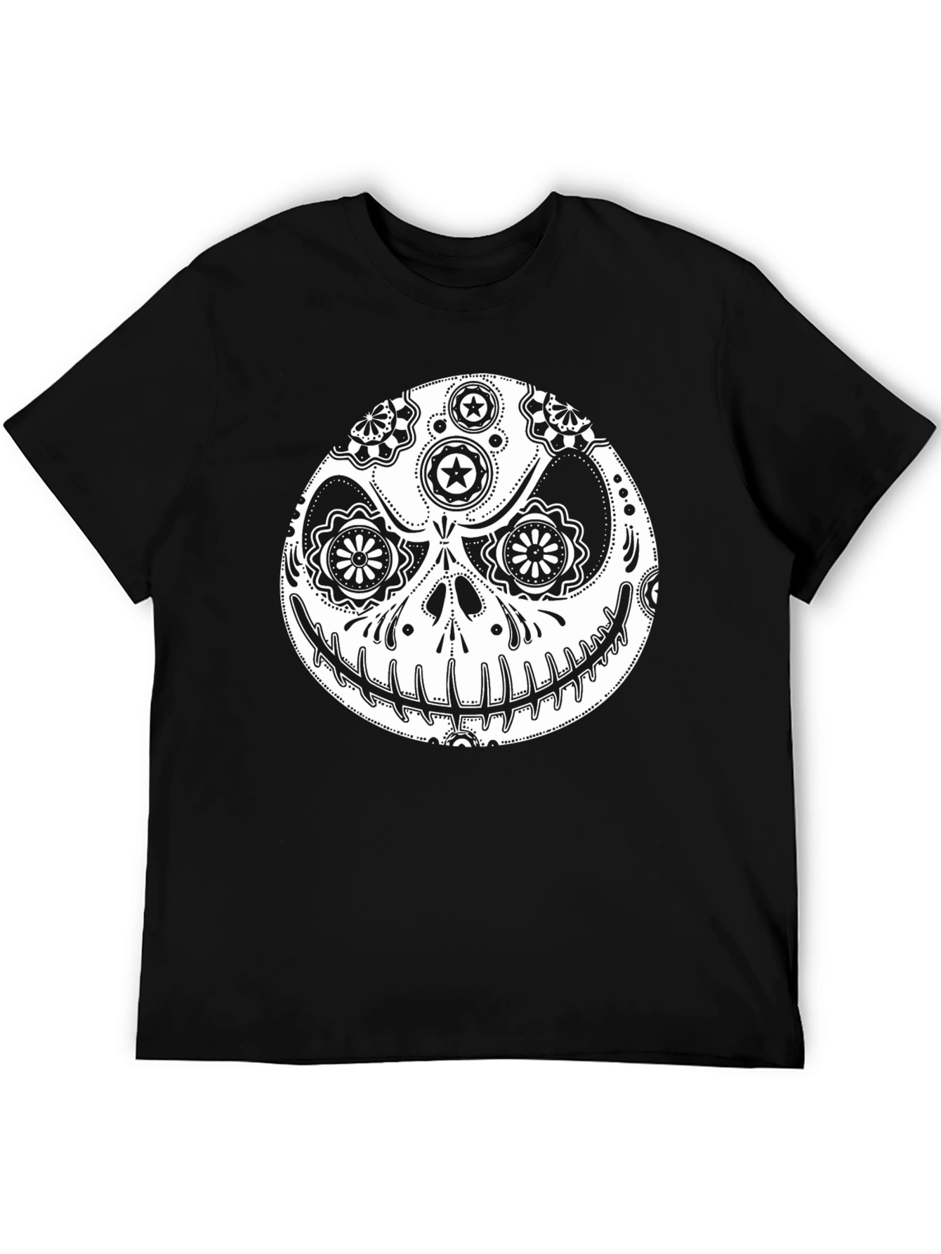 Sugar Skull Jack T-Shirt - Black