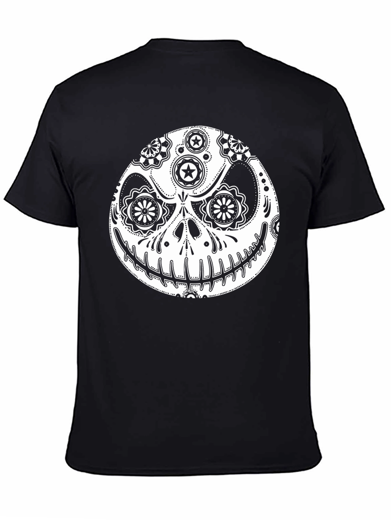 Sugar Skull Jack T-Shirt - Black