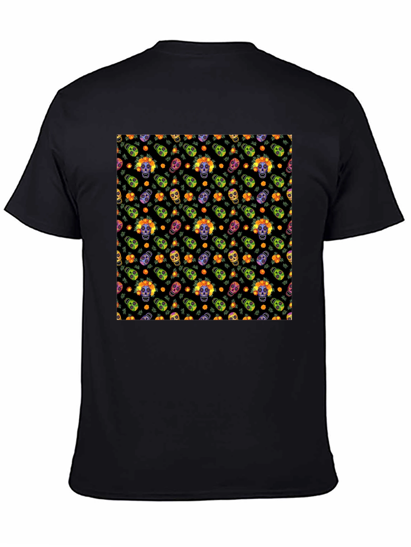 Sugar Skull T-Shirt - Day of the Dead Design