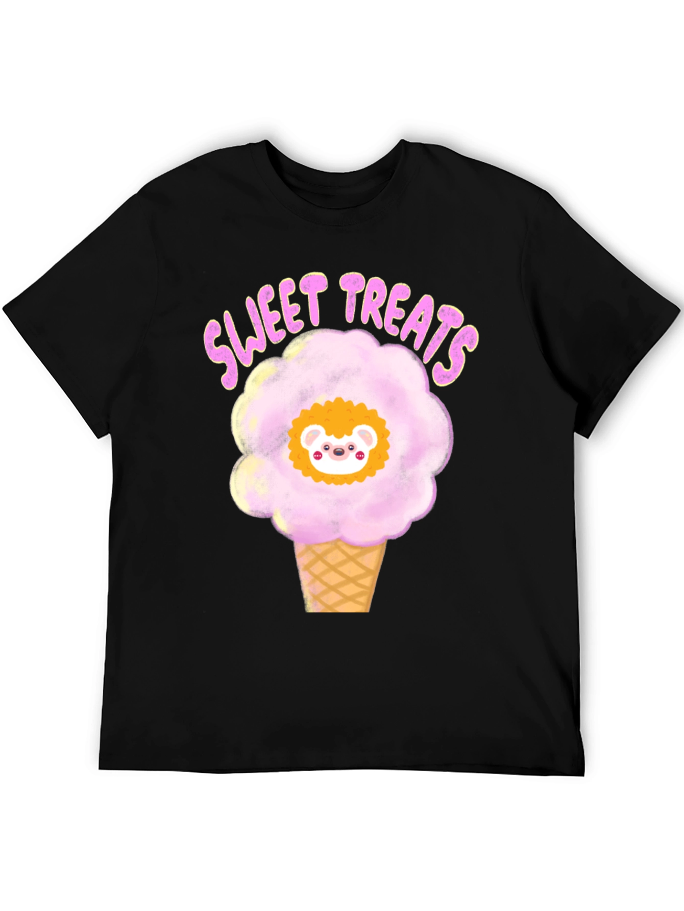 Sweet Treats Hedgehog Cotton Candy T-Shirt