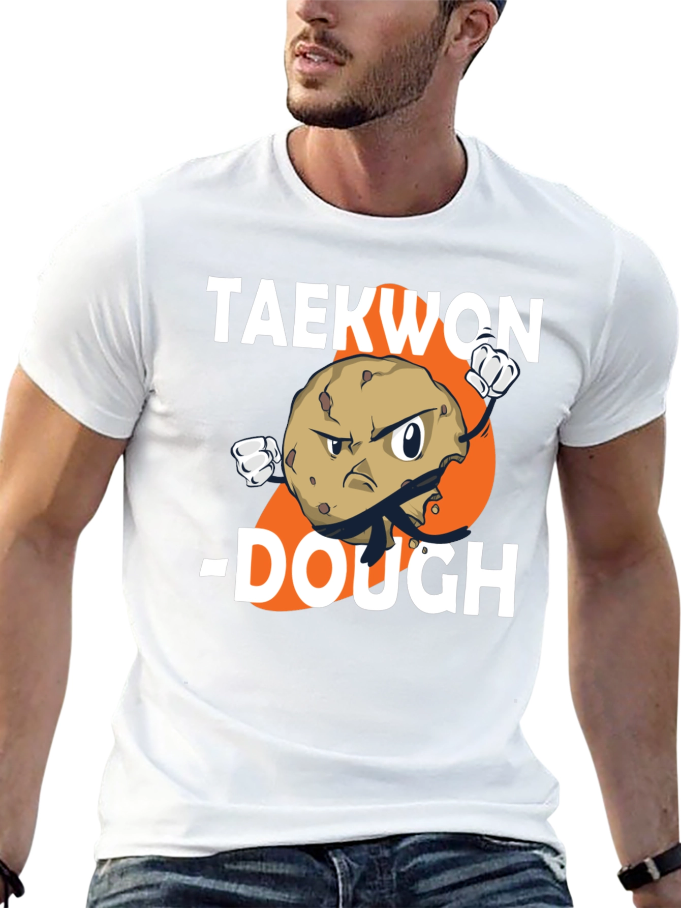 Taekwon-Dough T-Shirt - Funny Martial Arts Cookie Tee