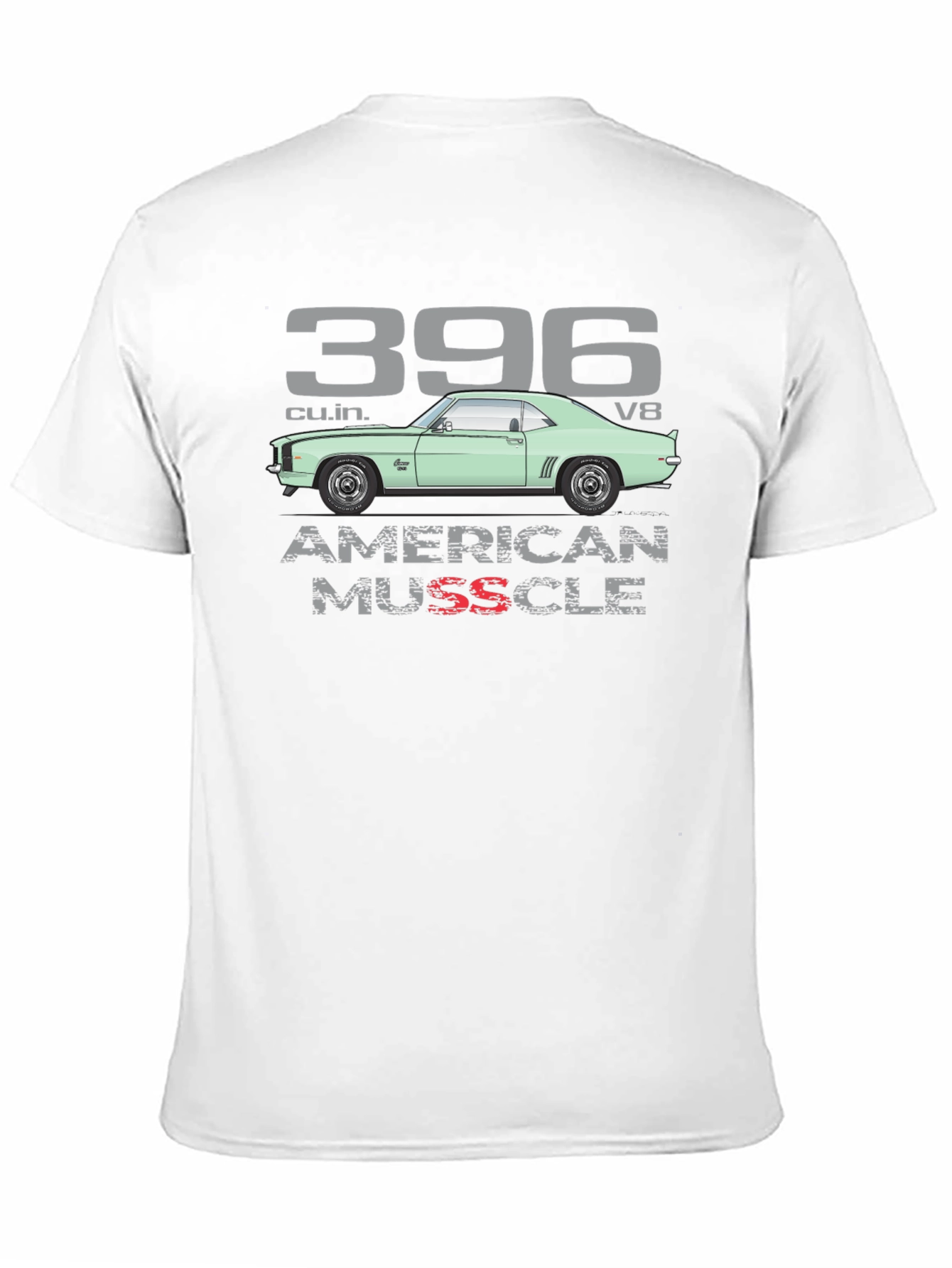 396 American Muscle Car Graphic T-Shirt