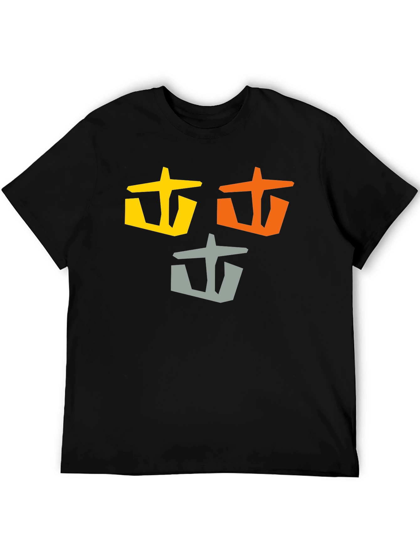 Abstract Symbol Graphic T-Shirt - Casual Wear