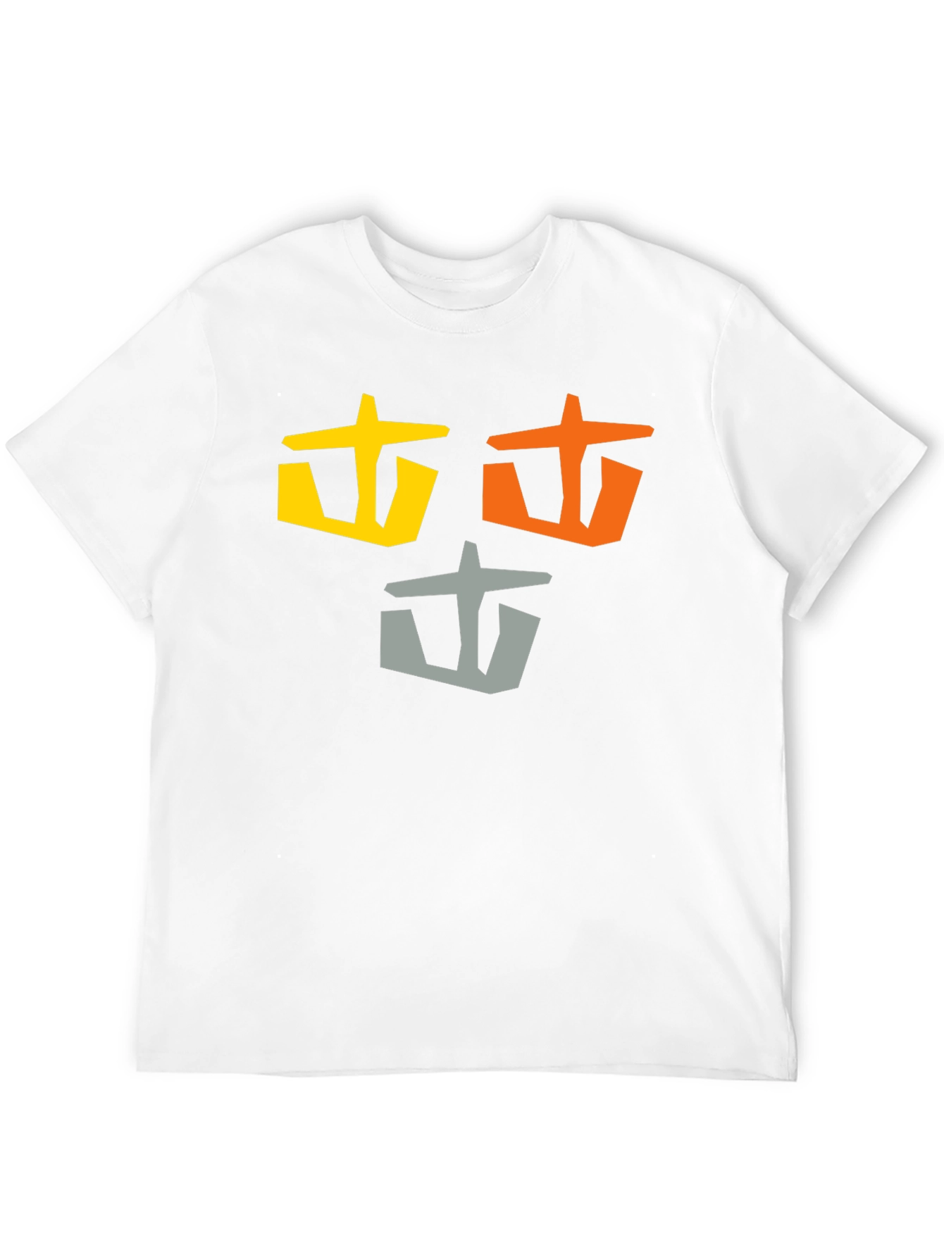 Abstract Symbol Graphic T-Shirt - Casual Wear