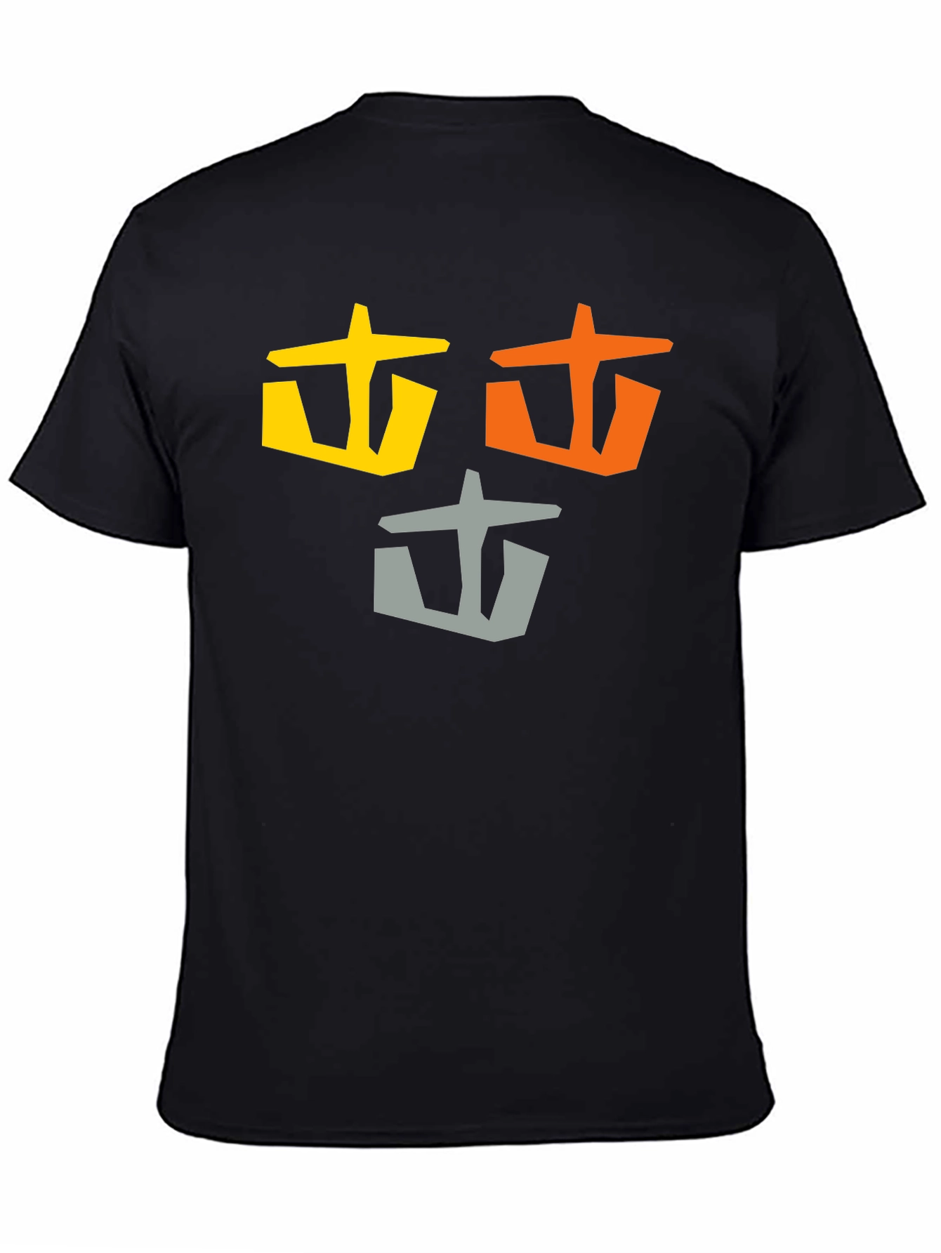 Abstract Symbol Graphic T-Shirt - Casual Wear