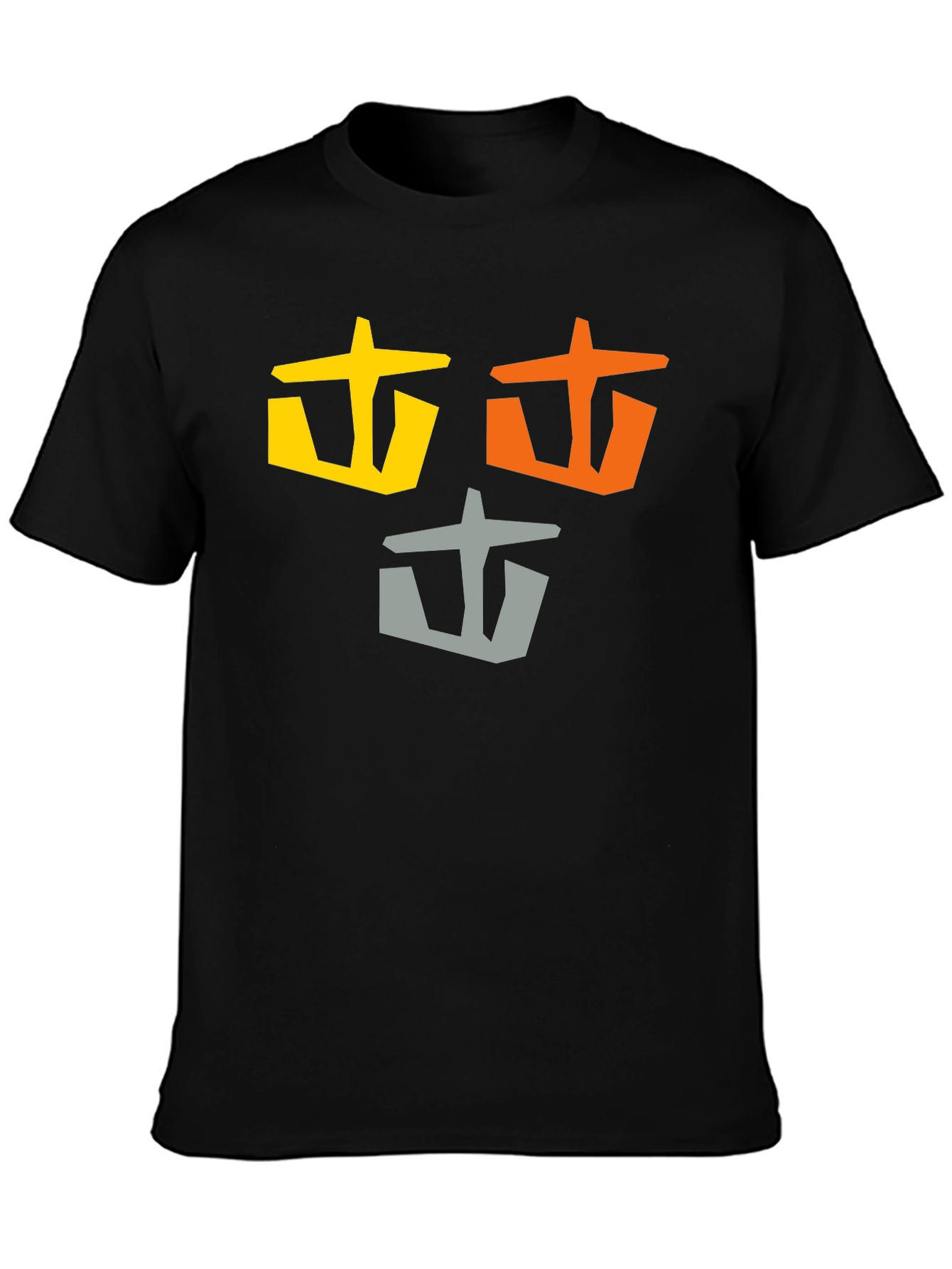 Abstract Symbol Graphic T-Shirt - Casual Wear