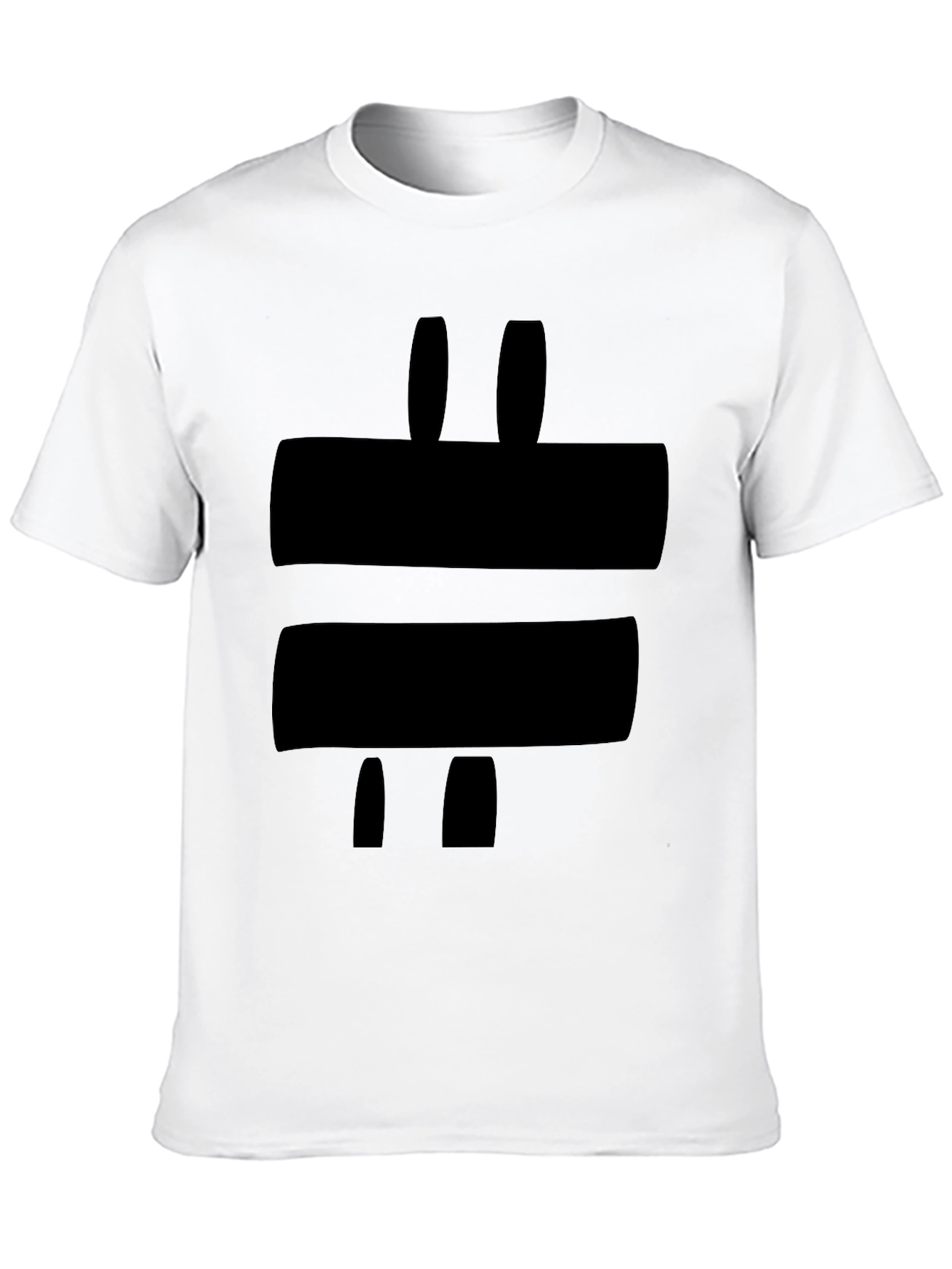 Abstract Graphic Black Tee - Modern Style