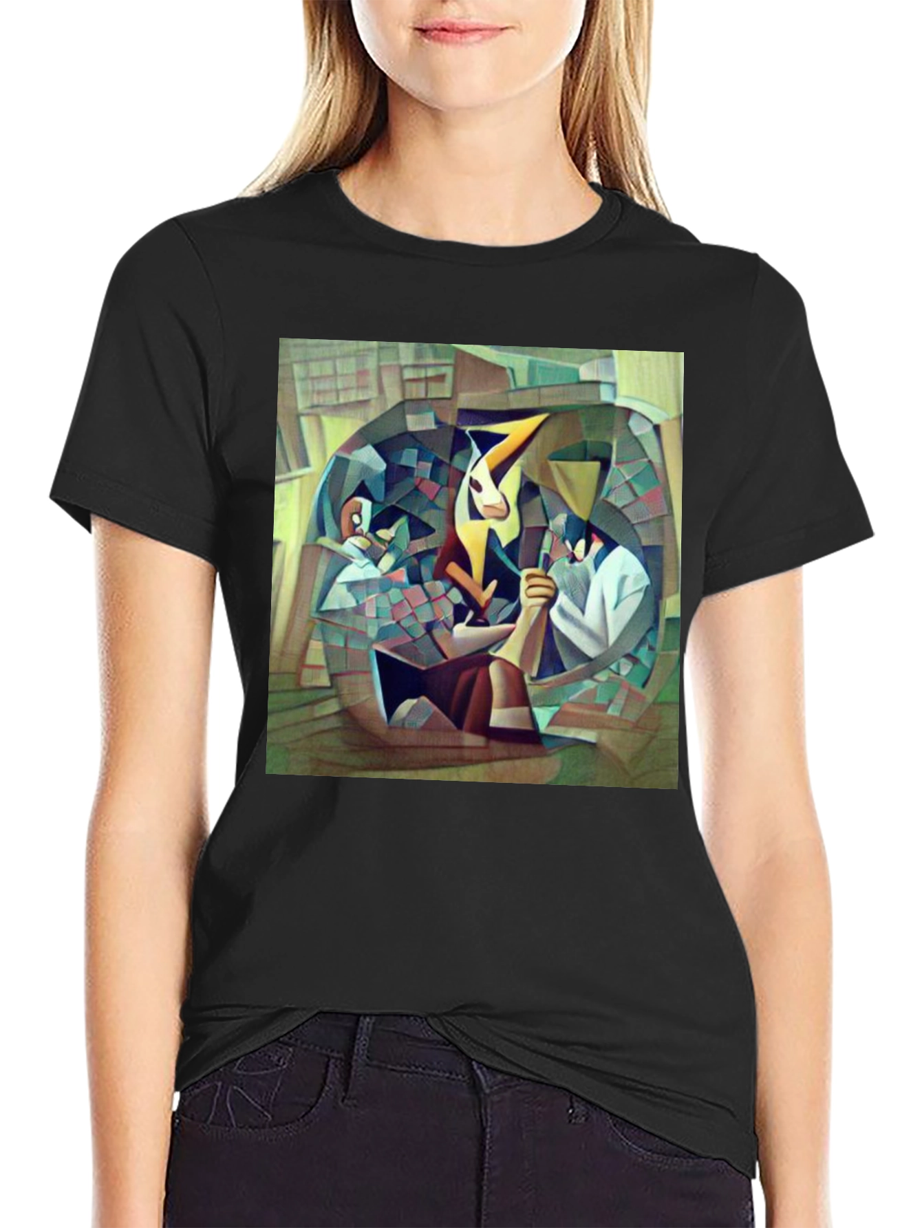 Abstract Art Graphic T-Shirt Unique Design