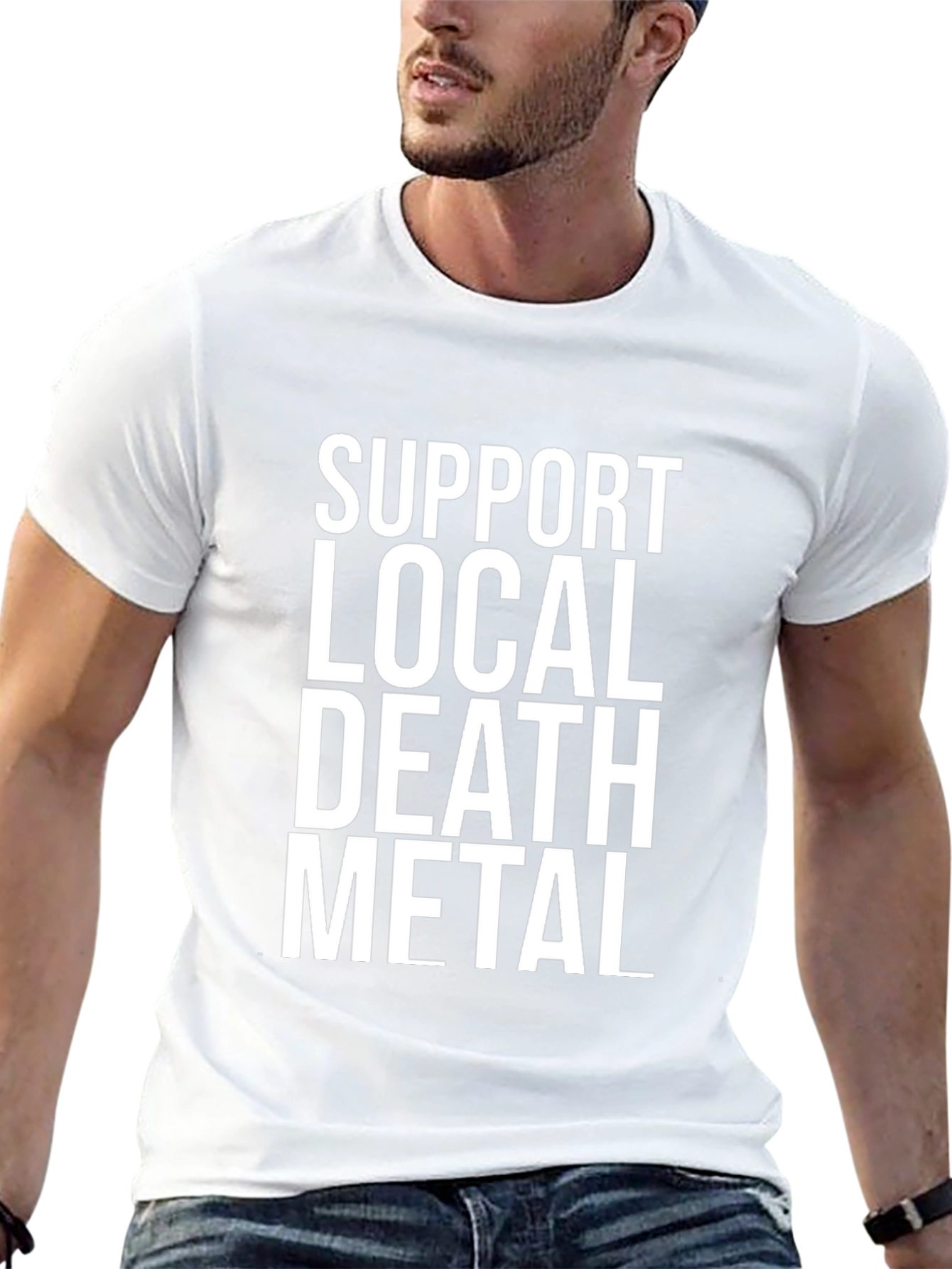 Support Local Death Metal T-Shirt - Black
