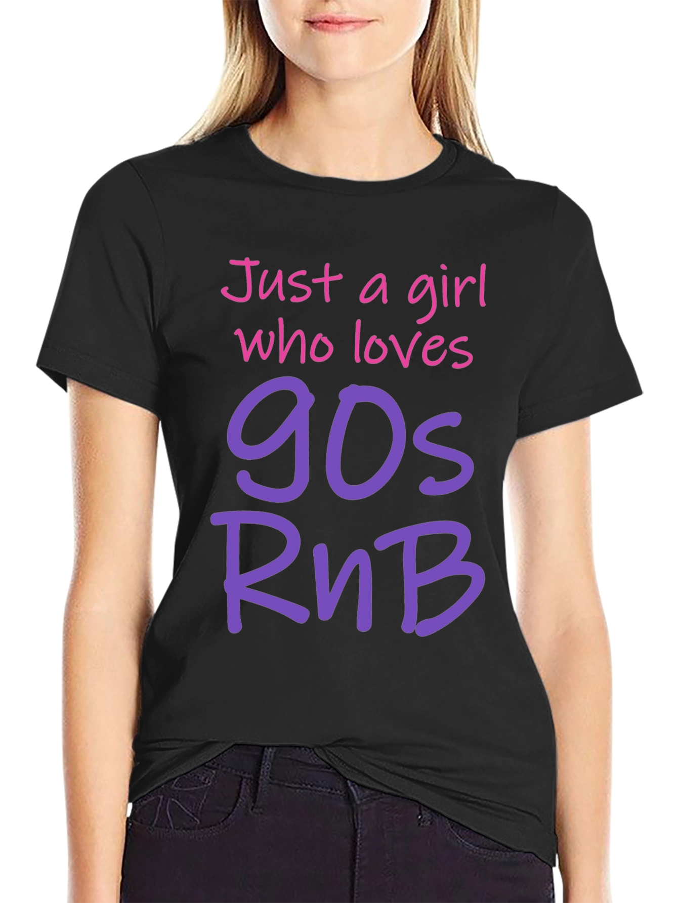 90s RnB Lover Tee - Girls Music Fan Shirt
