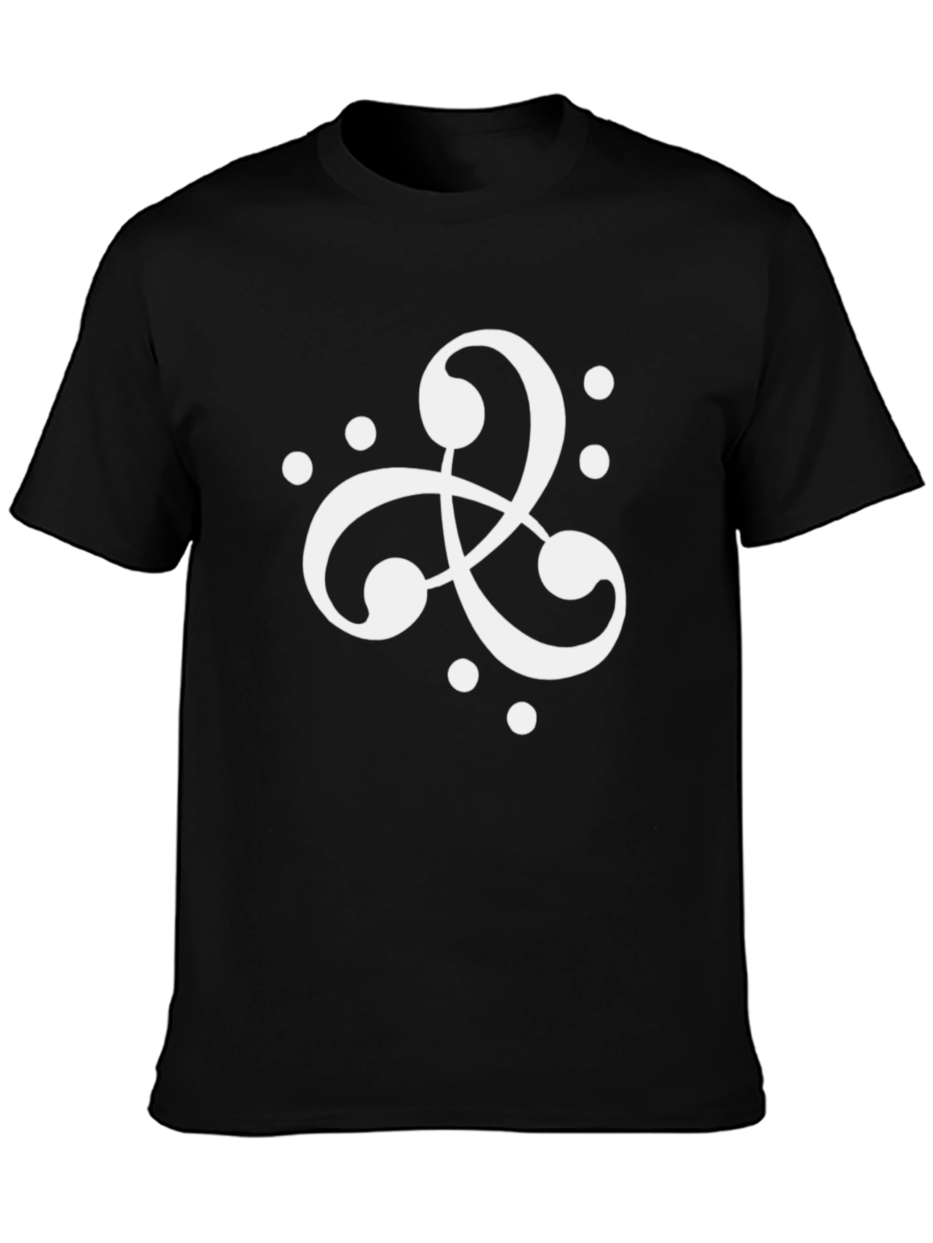 Abstract Swirl Graphic Tee - Modern Casual Top