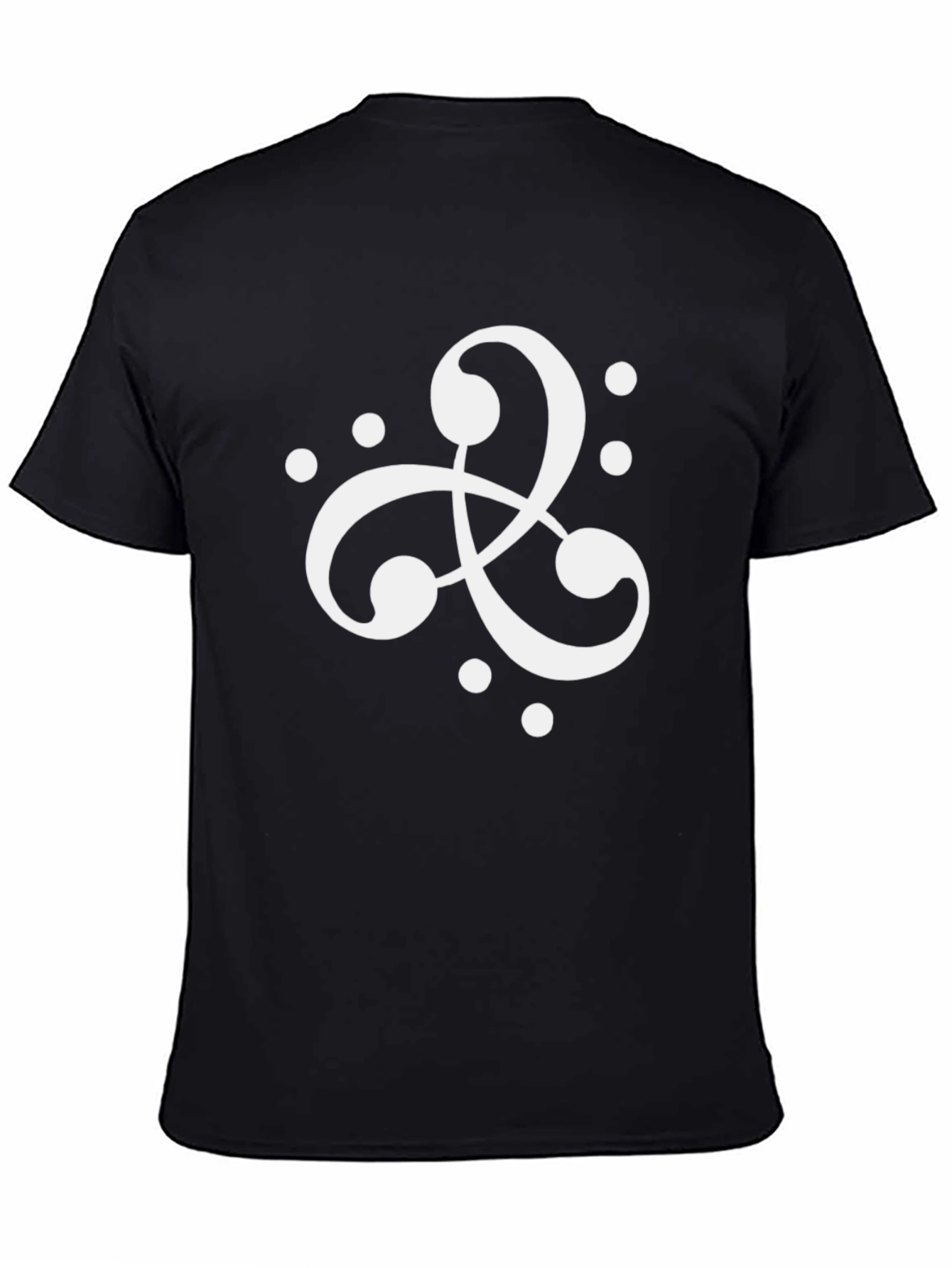 Abstract Swirl Graphic Tee - Modern Casual Top