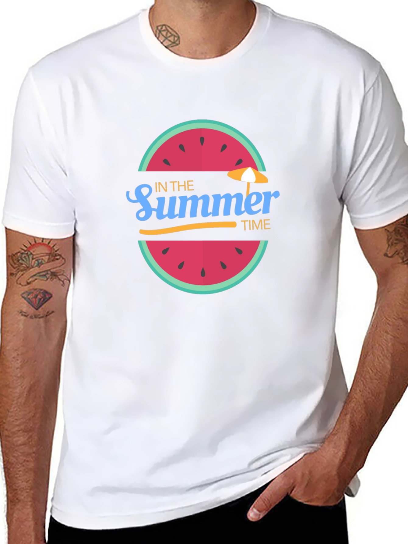 Summer Time Watermelon Graphic Tee - Unisex