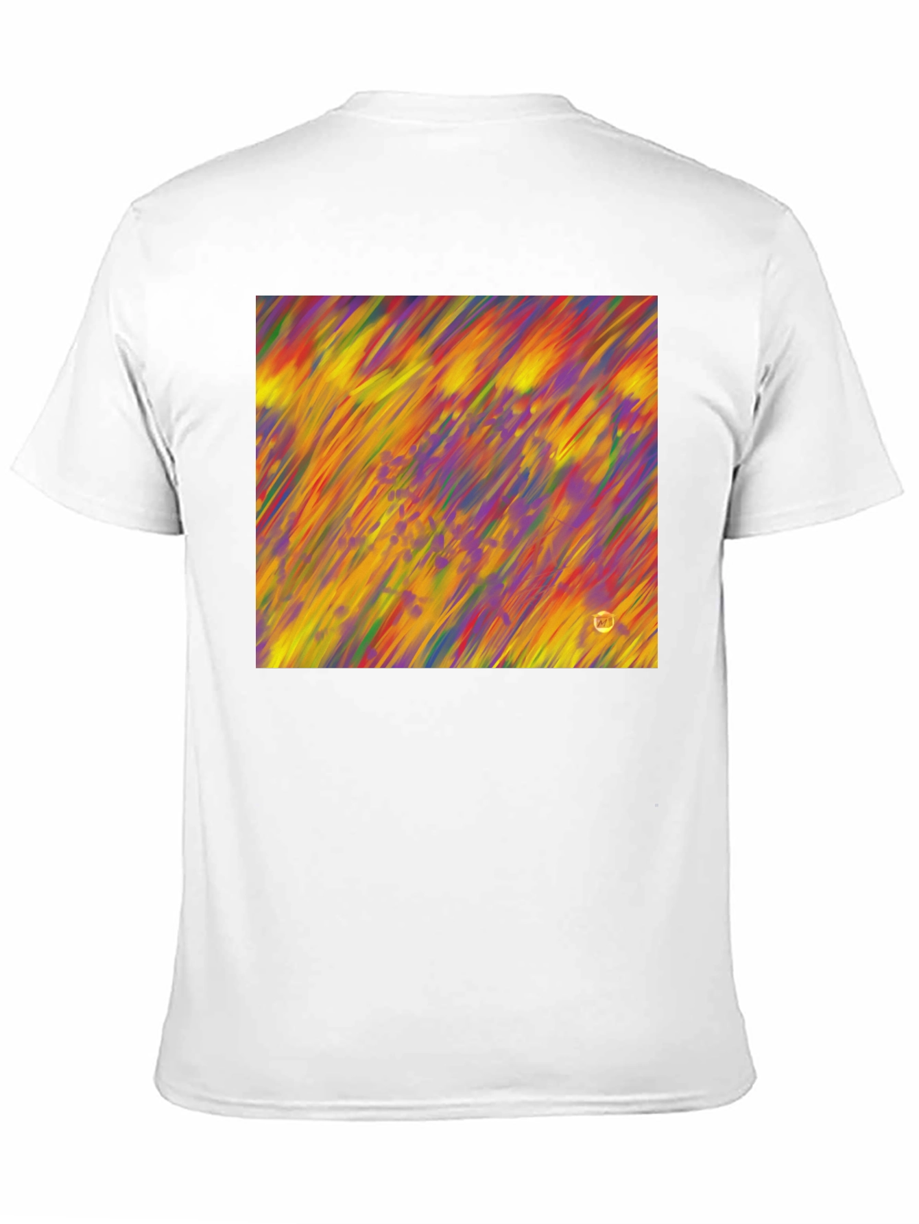 Abstract Art Mens Black T-Shirt