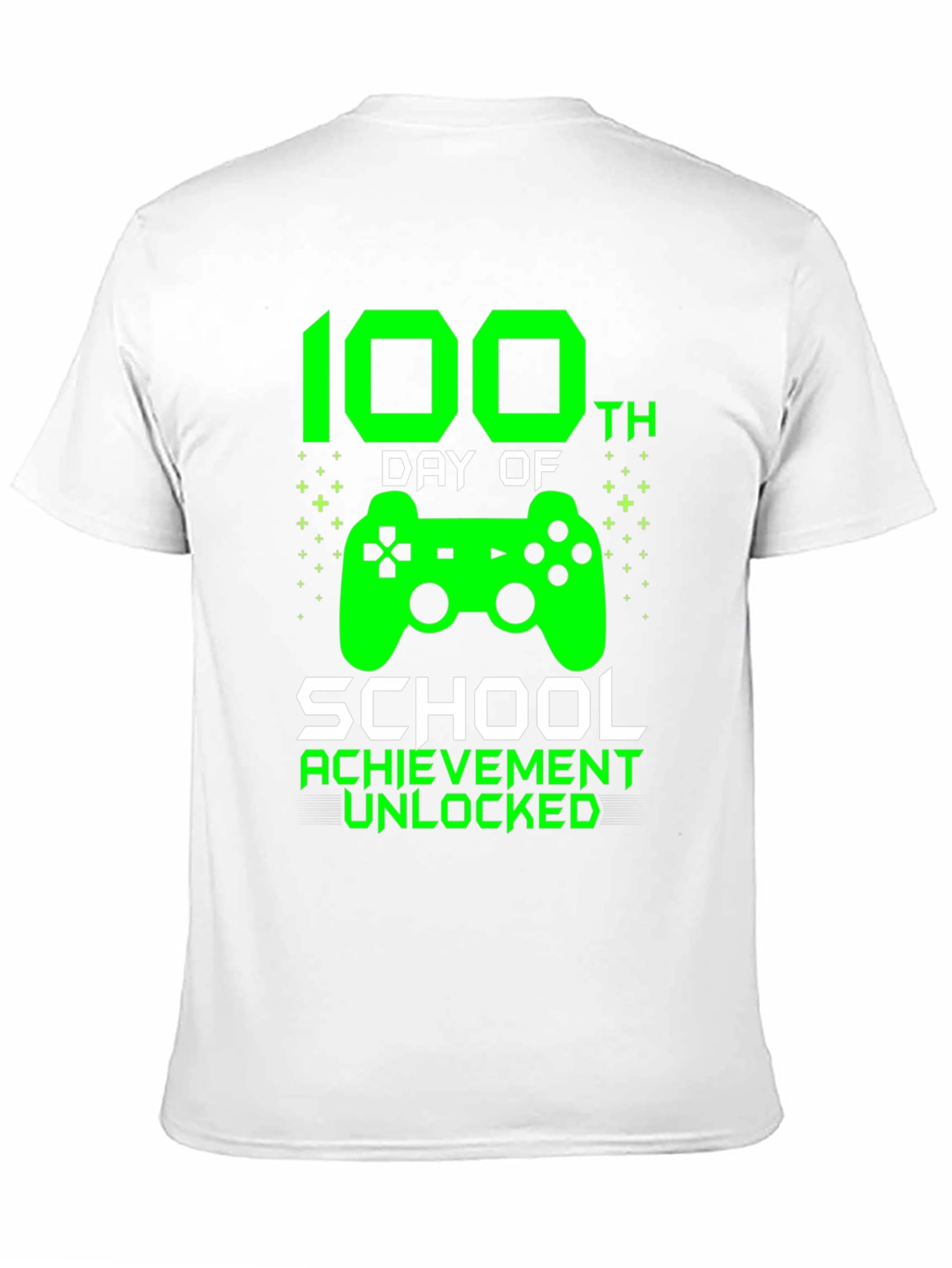 100th Day of School Achievement Unlocked Gamer T-Shirt