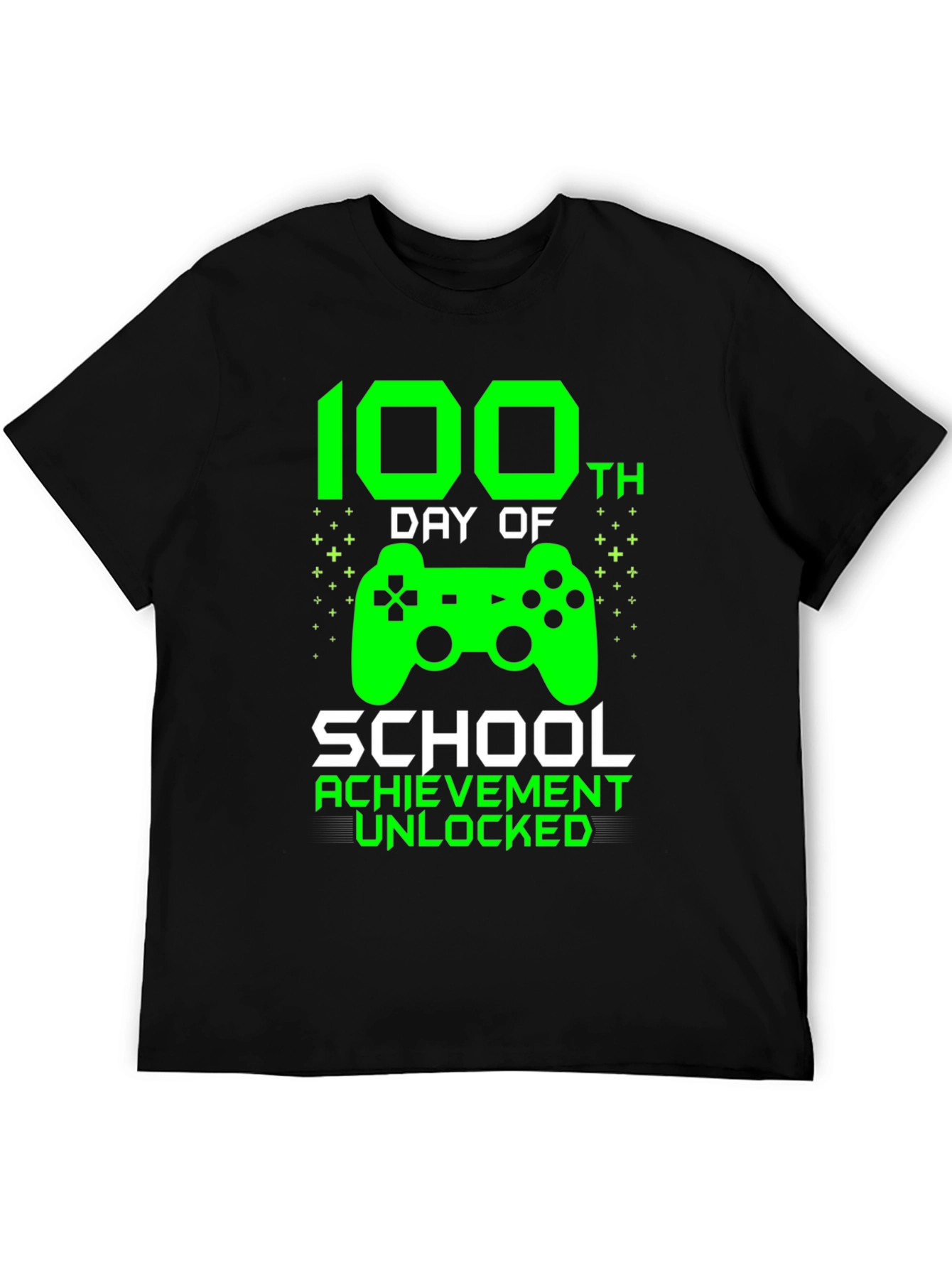 100th Day of School Achievement Unlocked Gamer T-Shirt
