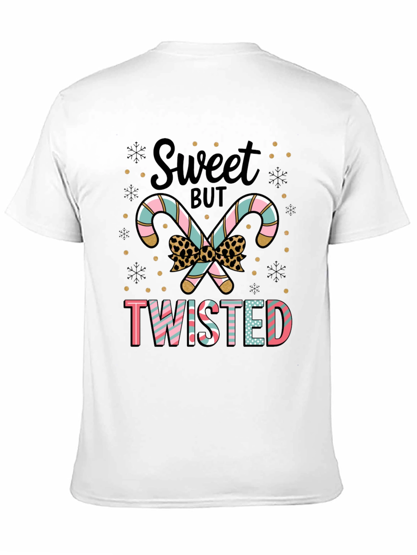 Sweet But Twisted Candy Cane Graphic Tee