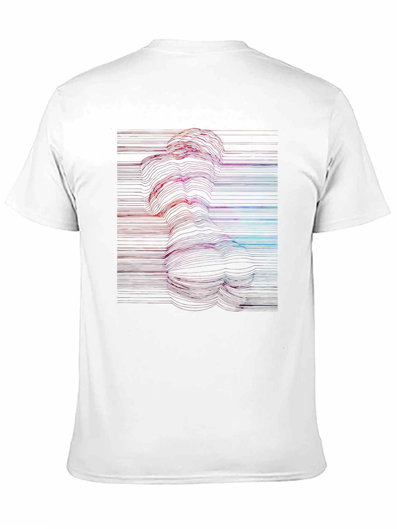 Abstract Line Art Graphic Print T-Shirt
