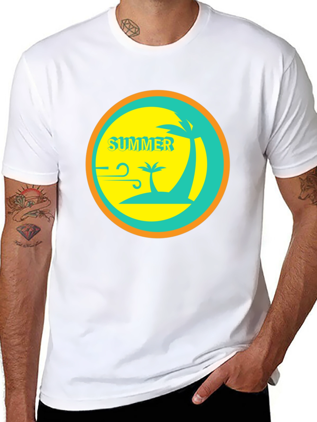 Summer Vibes T-Shirt - Island Design