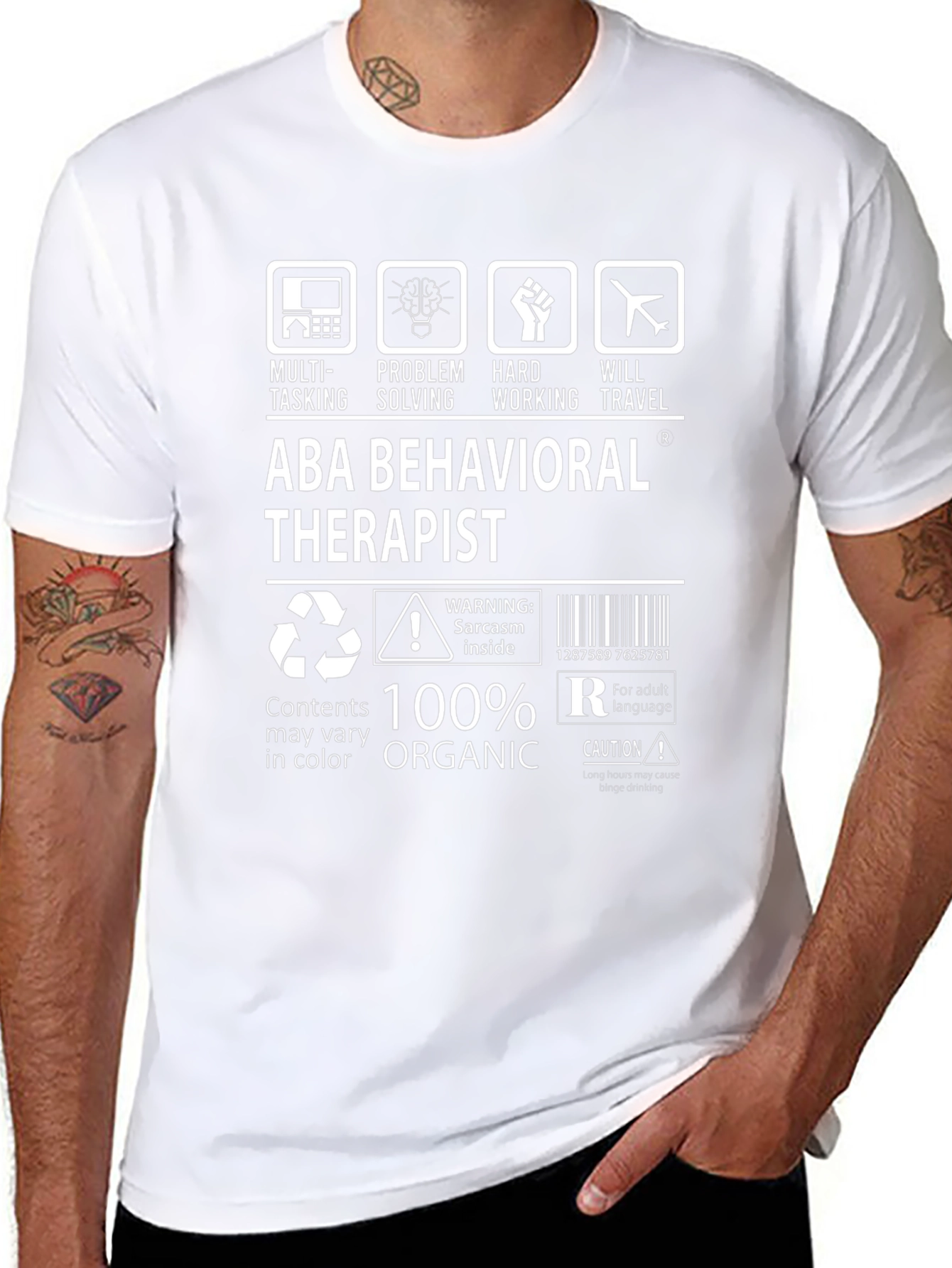 ABA Behavioral Therapist T-Shirt: Multi-Tasking Organic