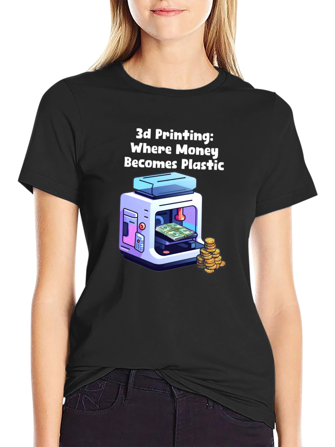 3D Printing Money T-Shirt: Plastic Becomes Money!