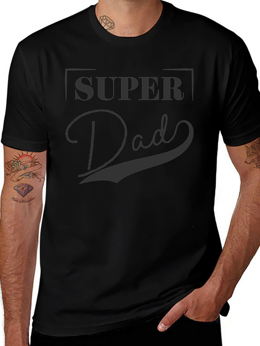 Super Dad Graphic T-Shirt - Perfect for Fathers Day