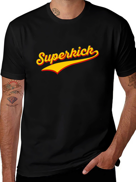 Superkick Black Graphic Tee