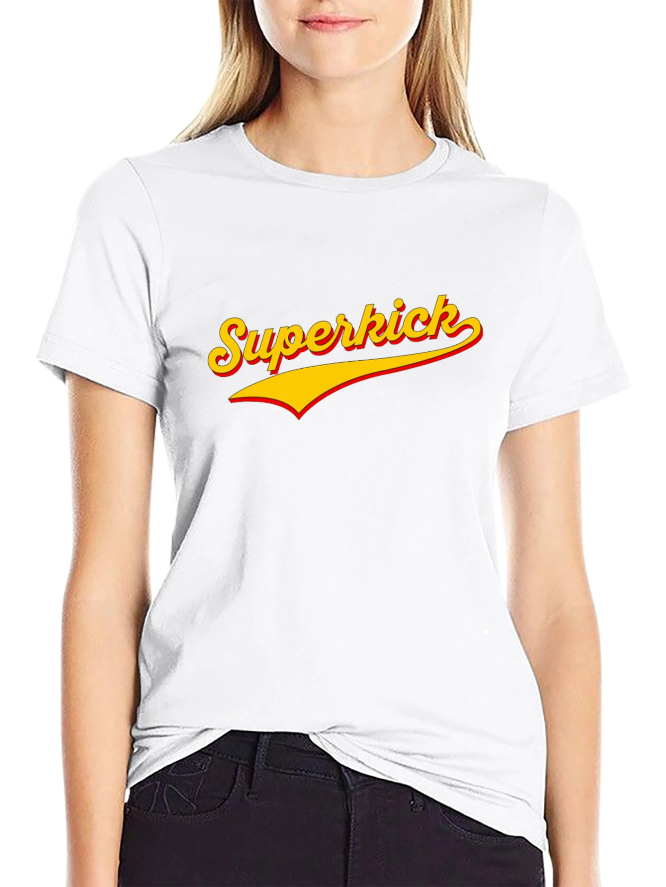 Superkick Black Graphic Tee
