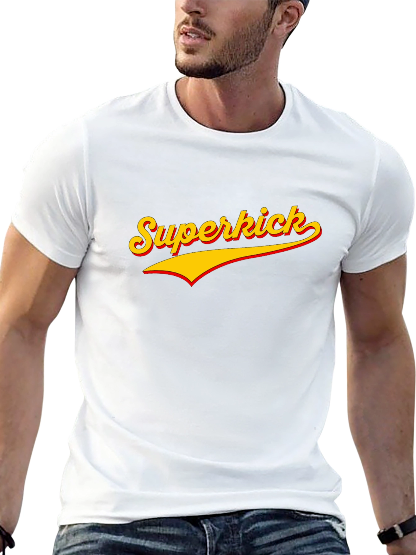 Superkick Black Graphic Tee