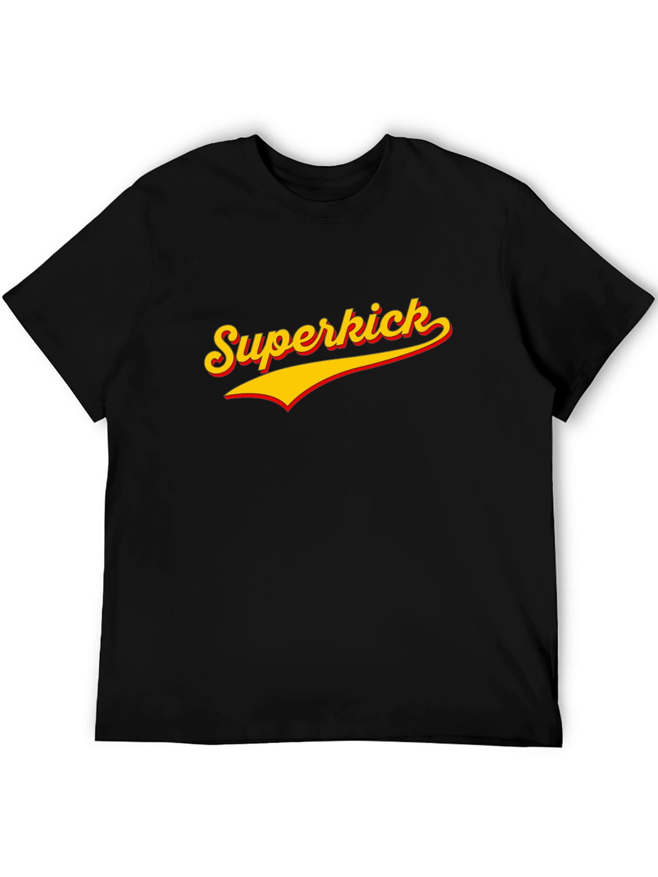 Superkick Black Graphic Tee