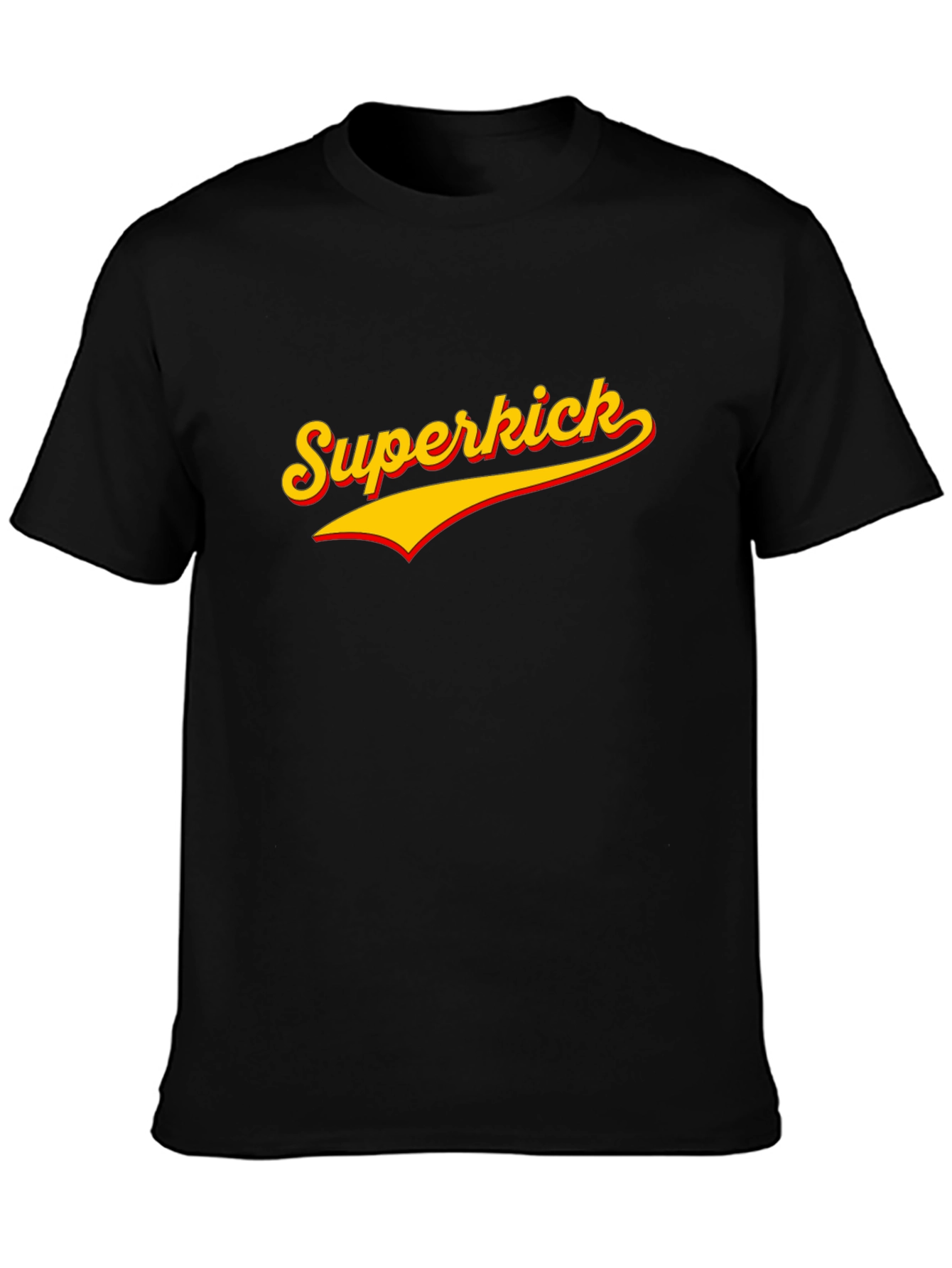 Superkick Black Graphic Tee