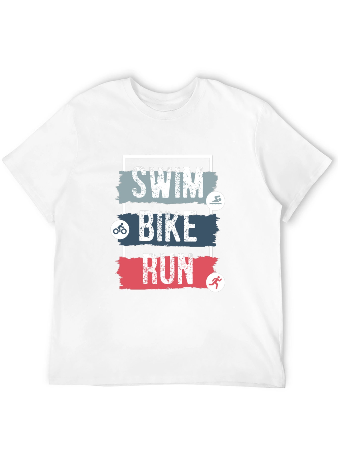 Swim Bike Run Triathlon Tee