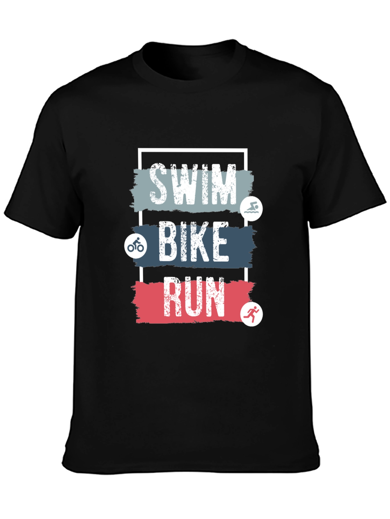 Swim Bike Run Triathlon Tee