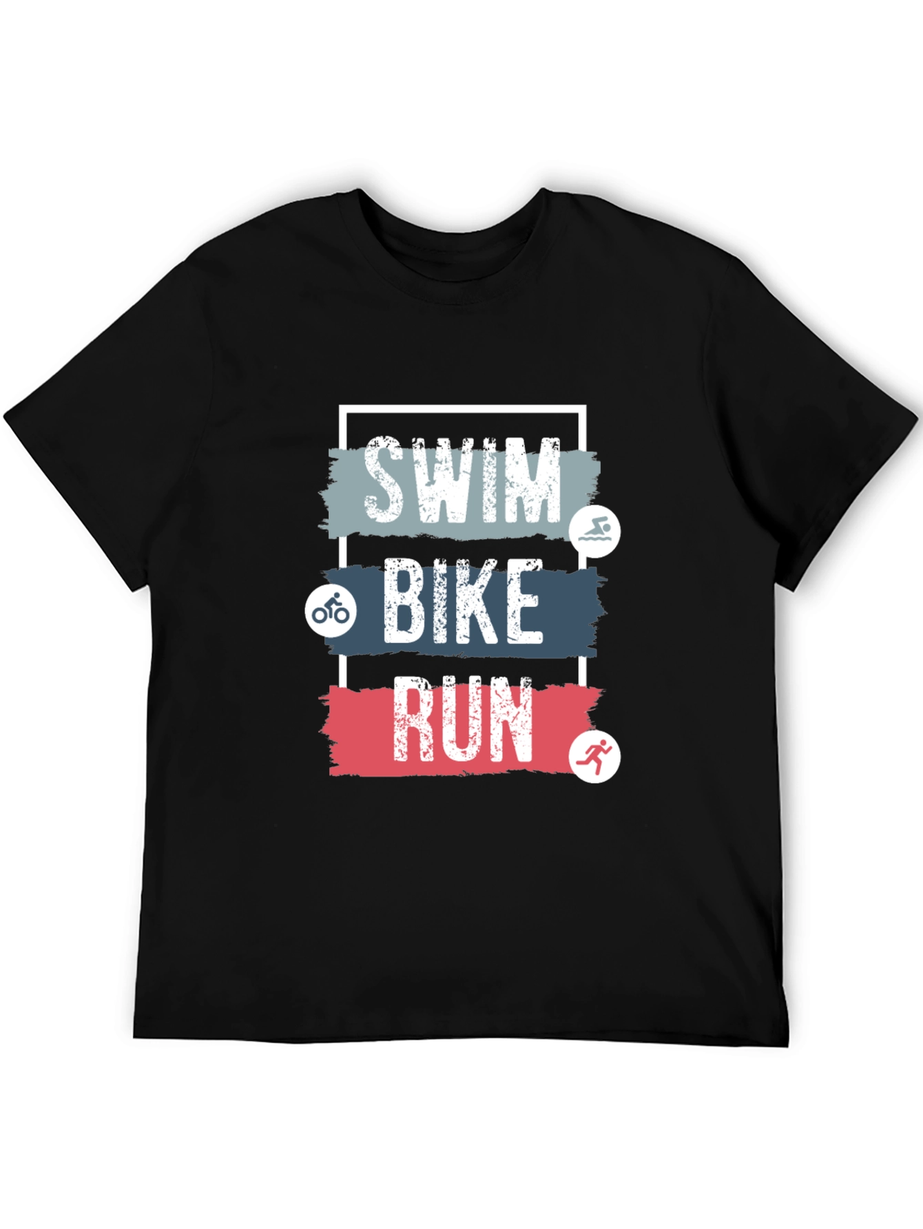 Swim Bike Run Triathlon Tee