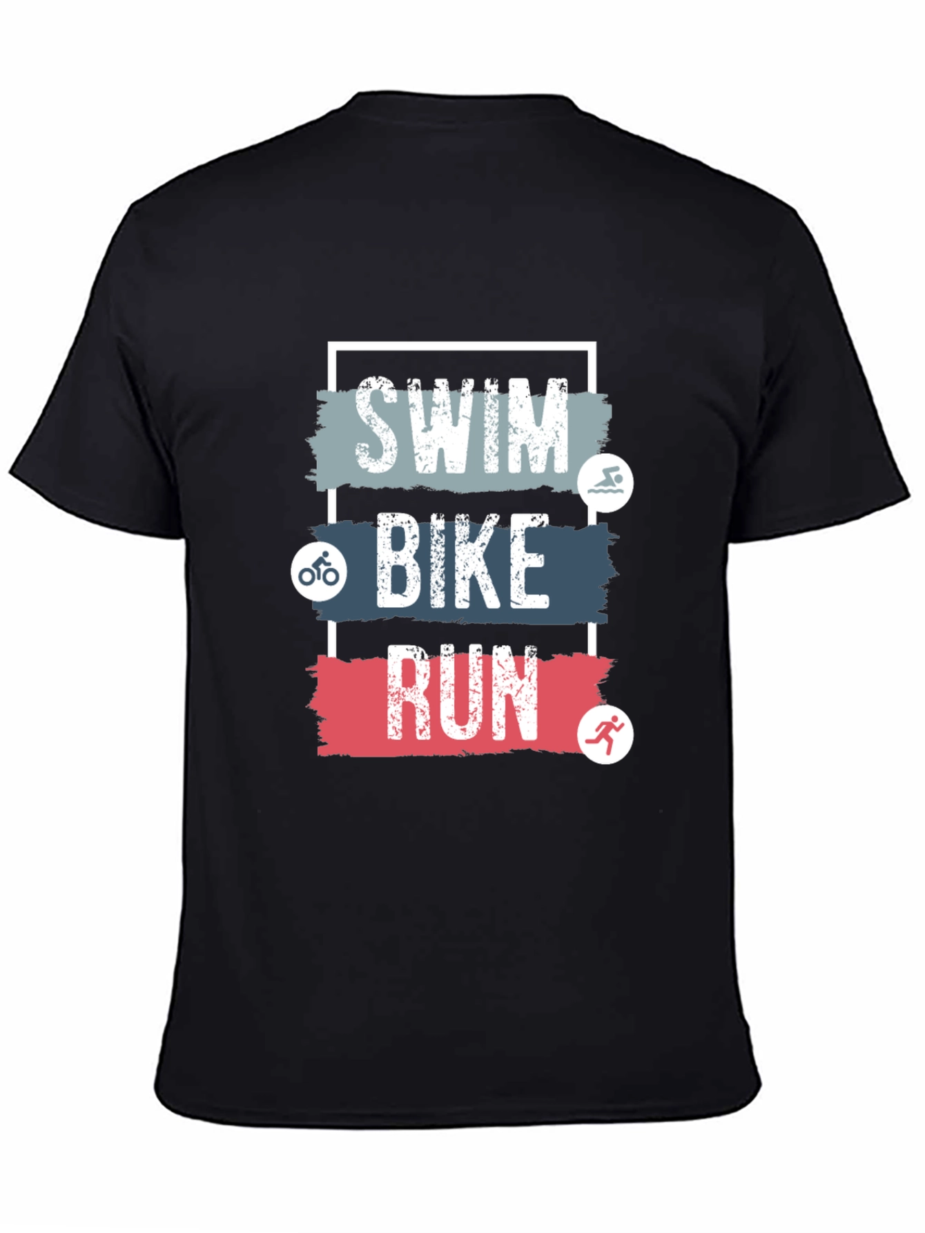 Swim Bike Run Triathlon Tee