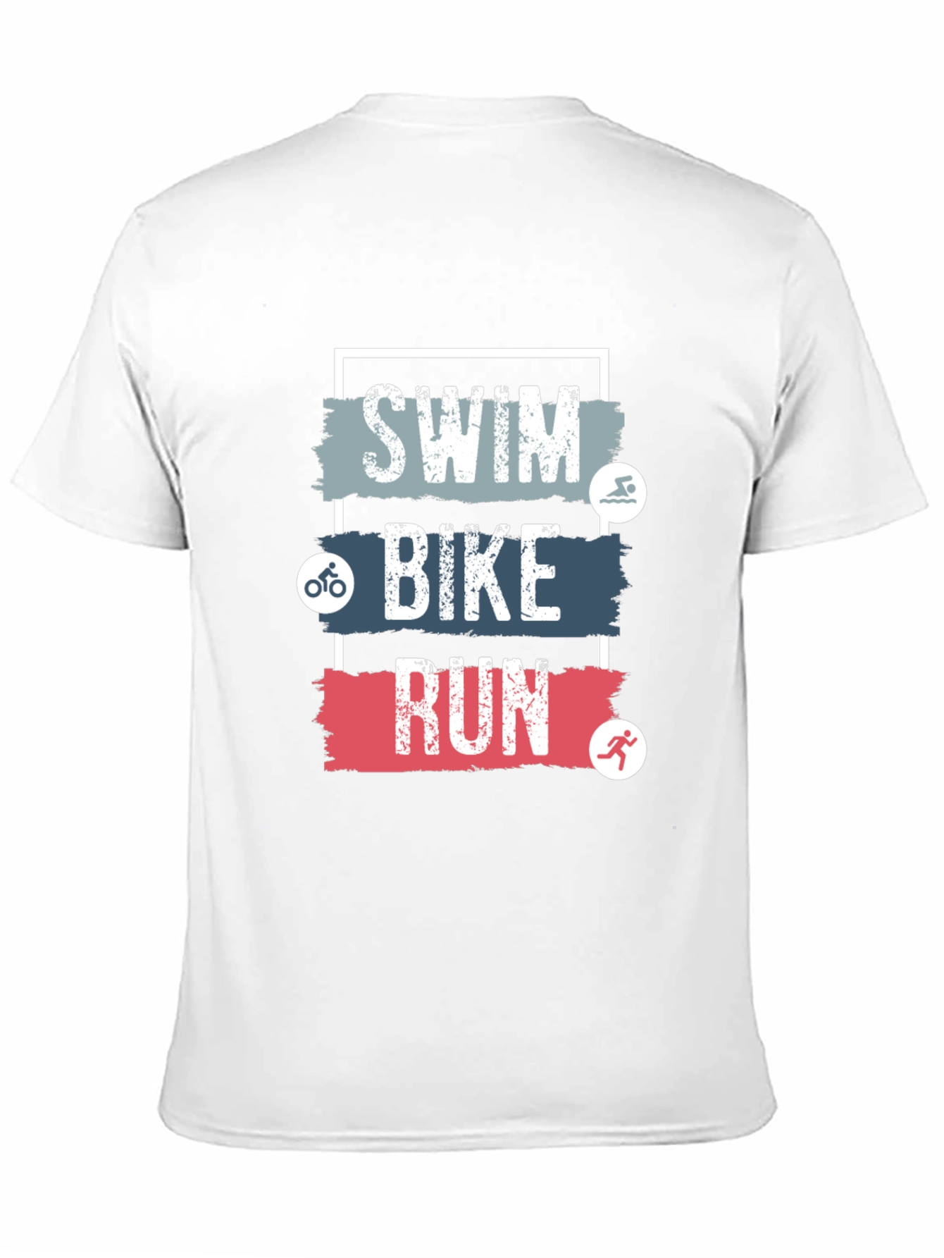 Swim Bike Run Triathlon Tee