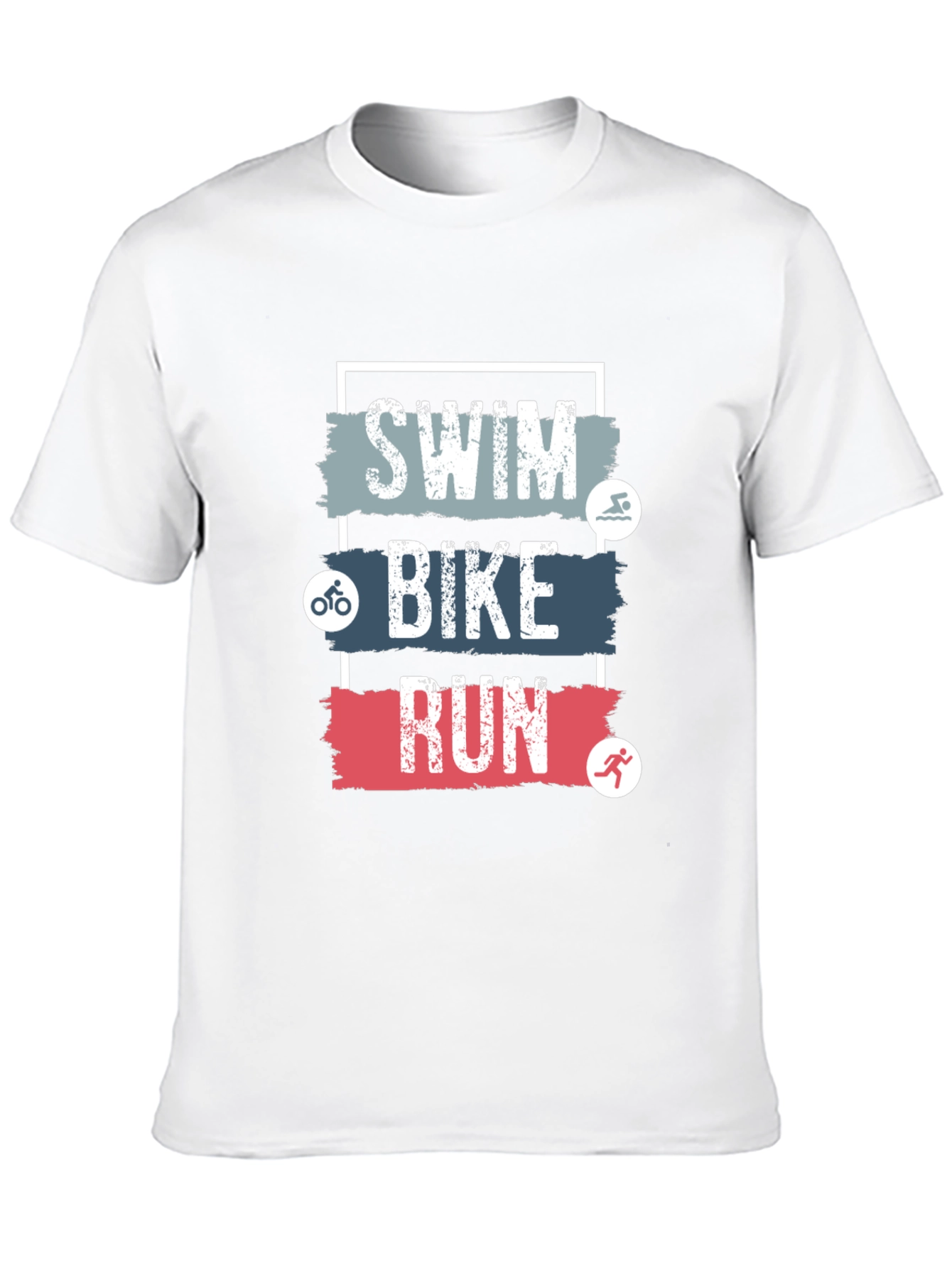 Swim Bike Run Triathlon Tee