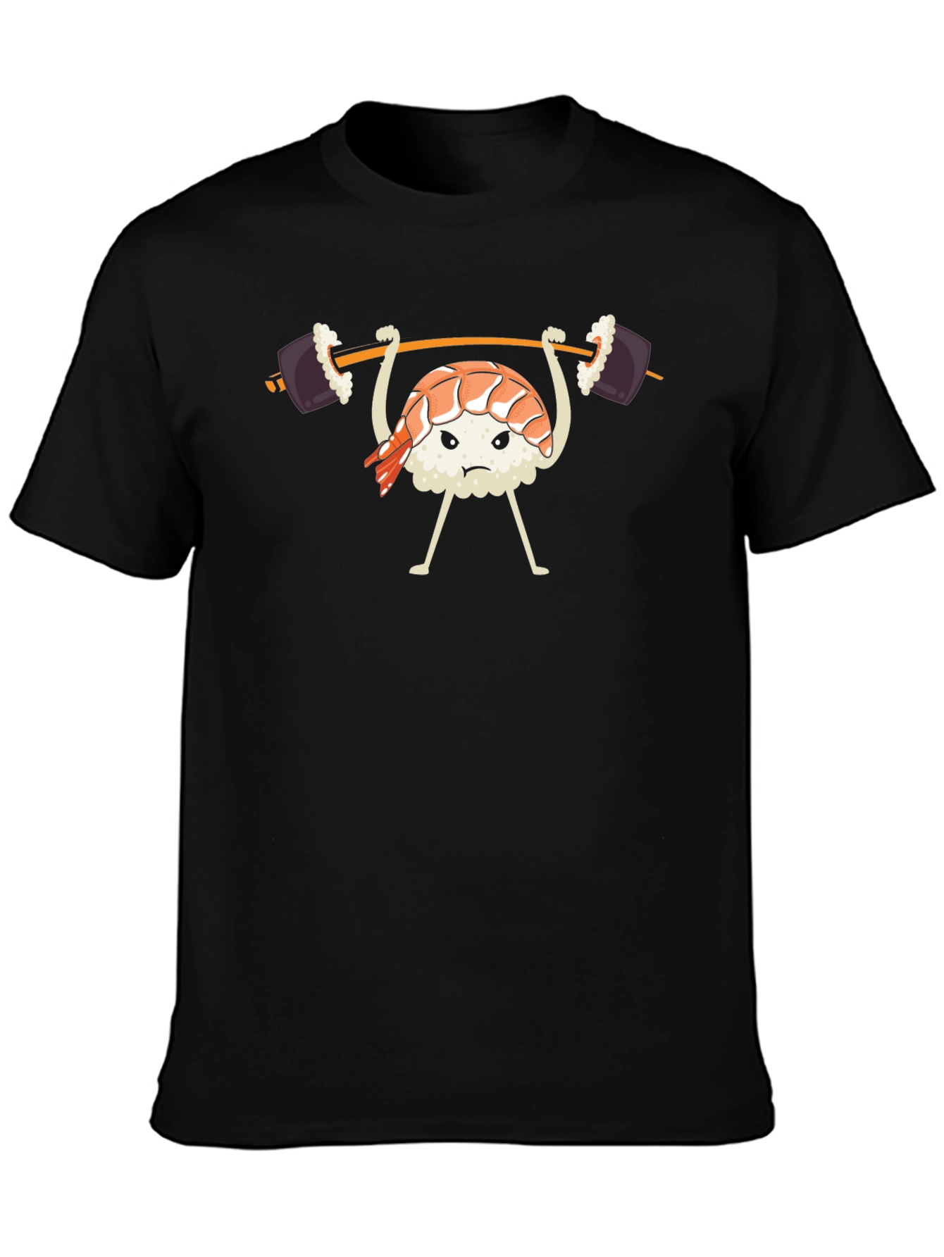 Sushi Weightlifter Graphic T-Shirt