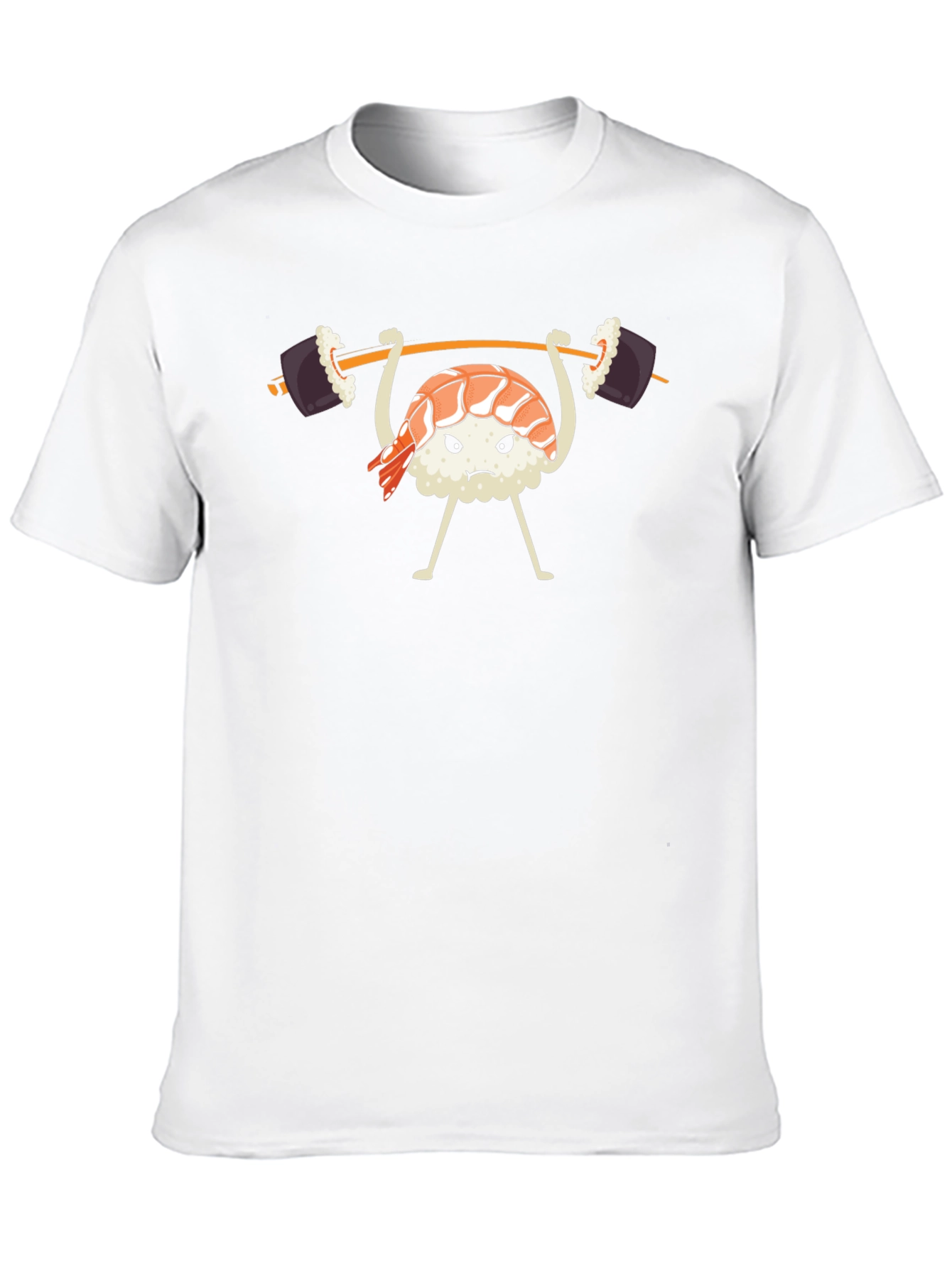 Sushi Weightlifter Graphic T-Shirt