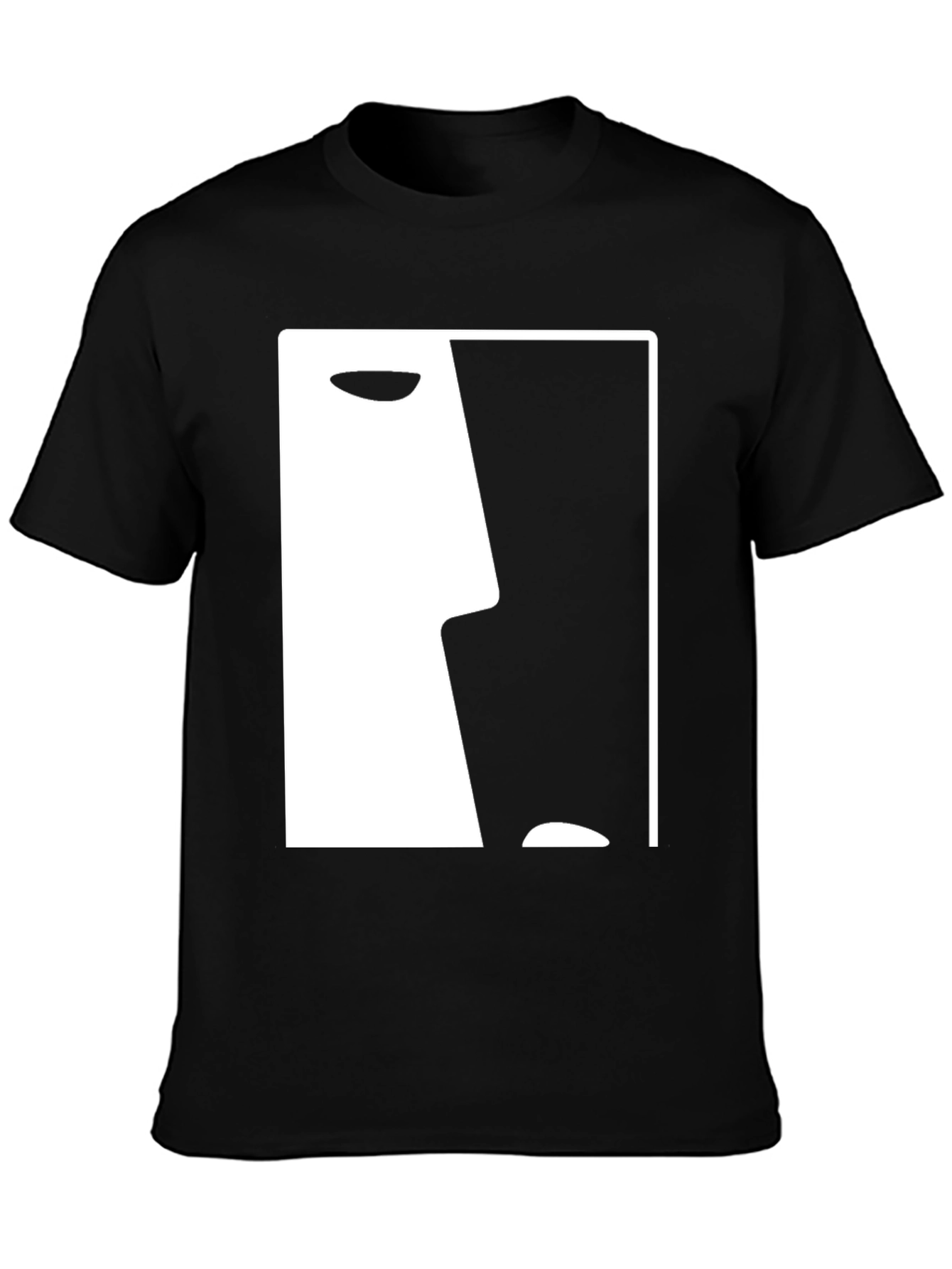 Abstract Face Graphic Tee - Modern Art T-Shirt