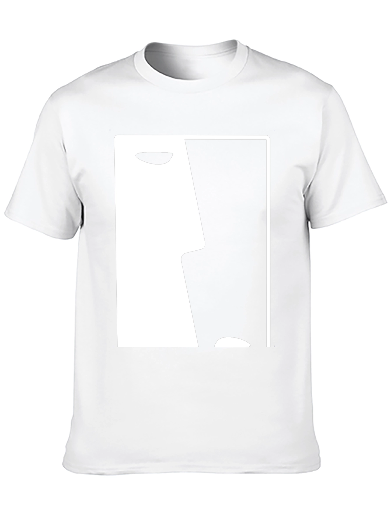 Abstract Face Graphic Tee - Modern Art T-Shirt