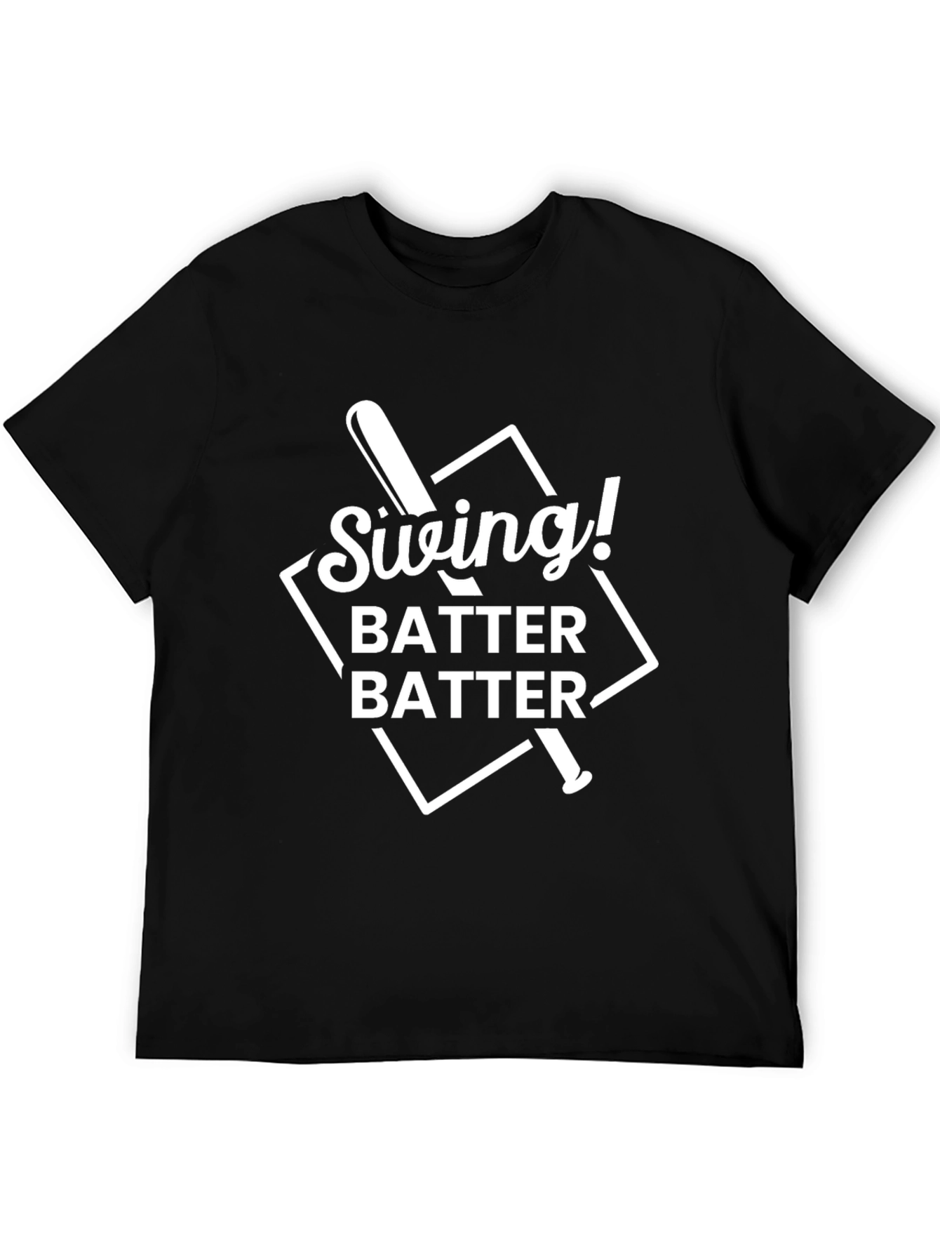 Swing Batter Batter Baseball Graphic Tee