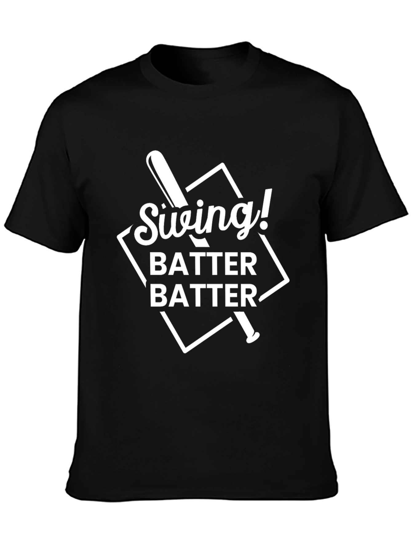 Swing Batter Batter Baseball Graphic Tee