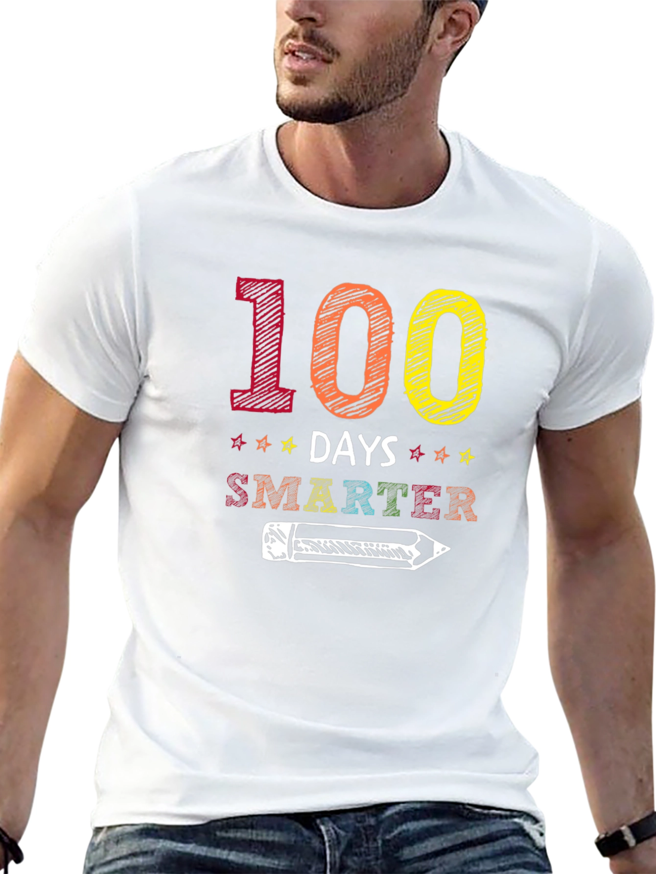 100 Days Smarter Graphic T-Shirt