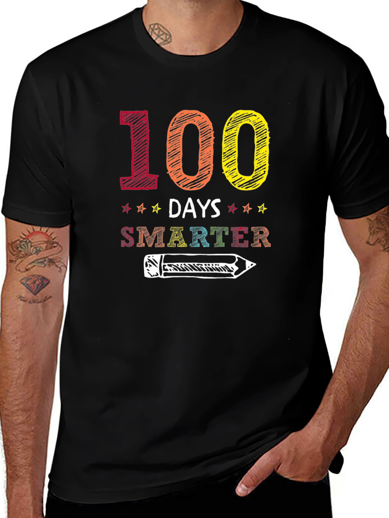 100 Days Smarter Graphic T-Shirt
